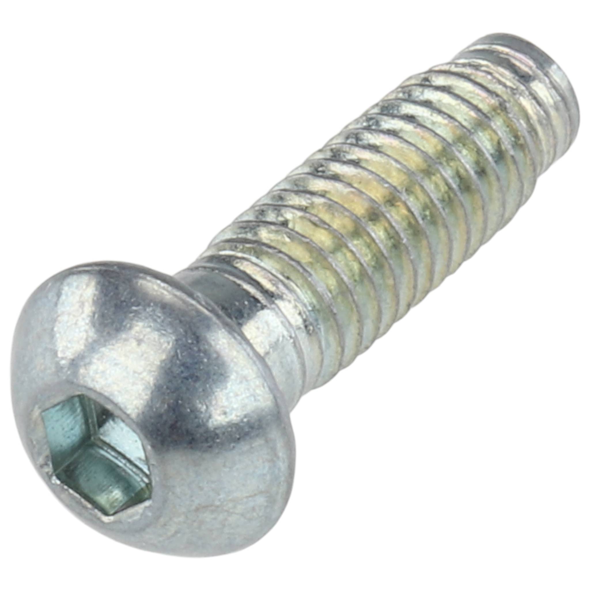 Schraube, Halbrundschraube, S5x16, Stahl, verzinkt