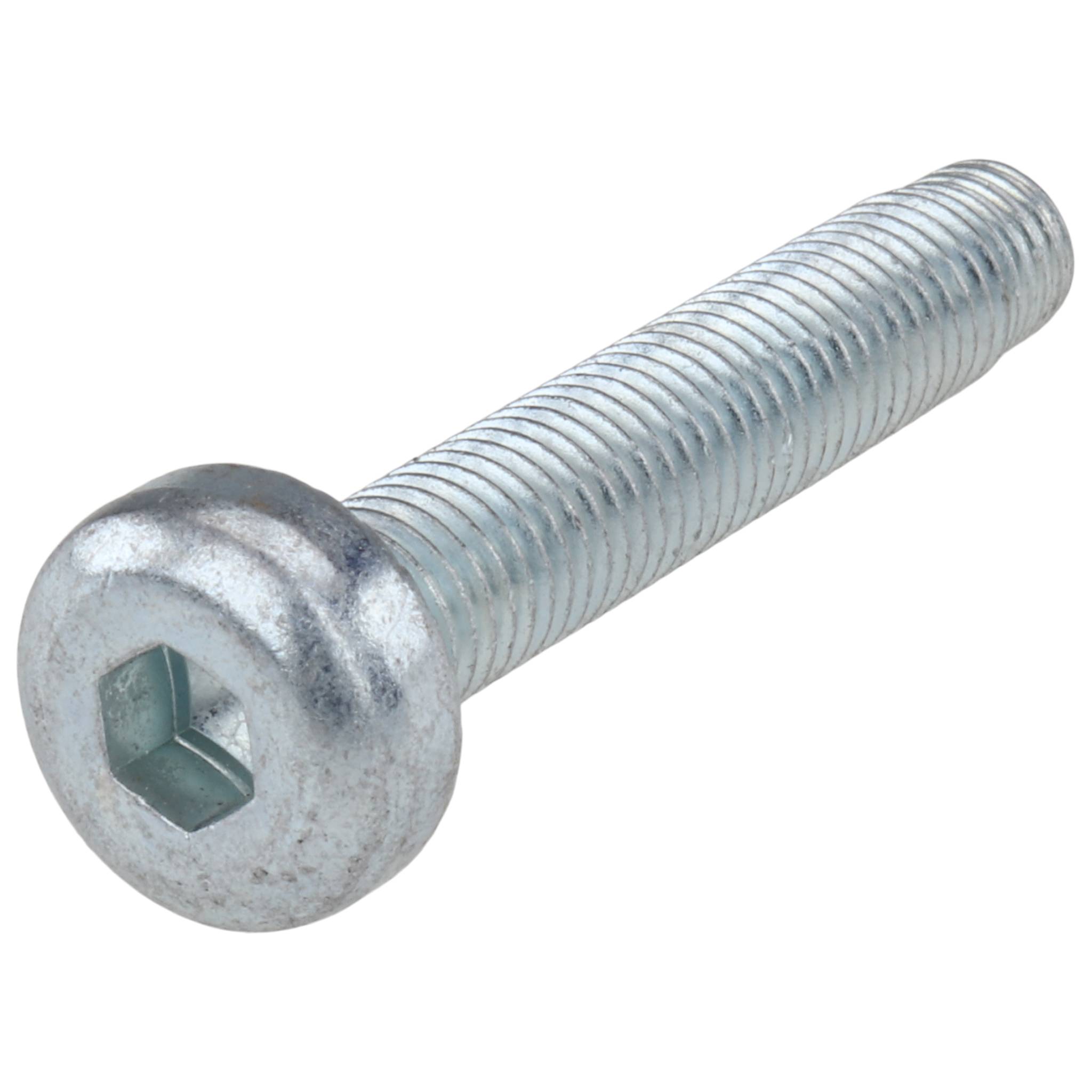 Schraube, Halbrundschraube, S7x40, Stahl, verzinkt