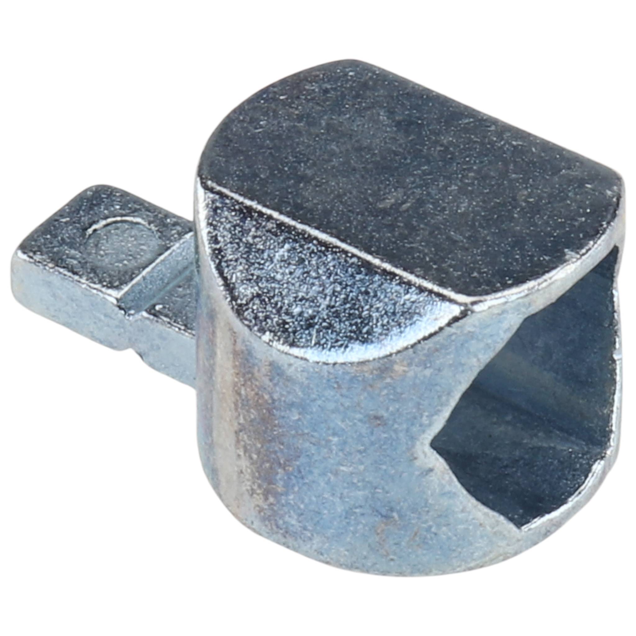 Verbinder, Univerbinder, D15.7x12.5, Zink-Druckguß, blank