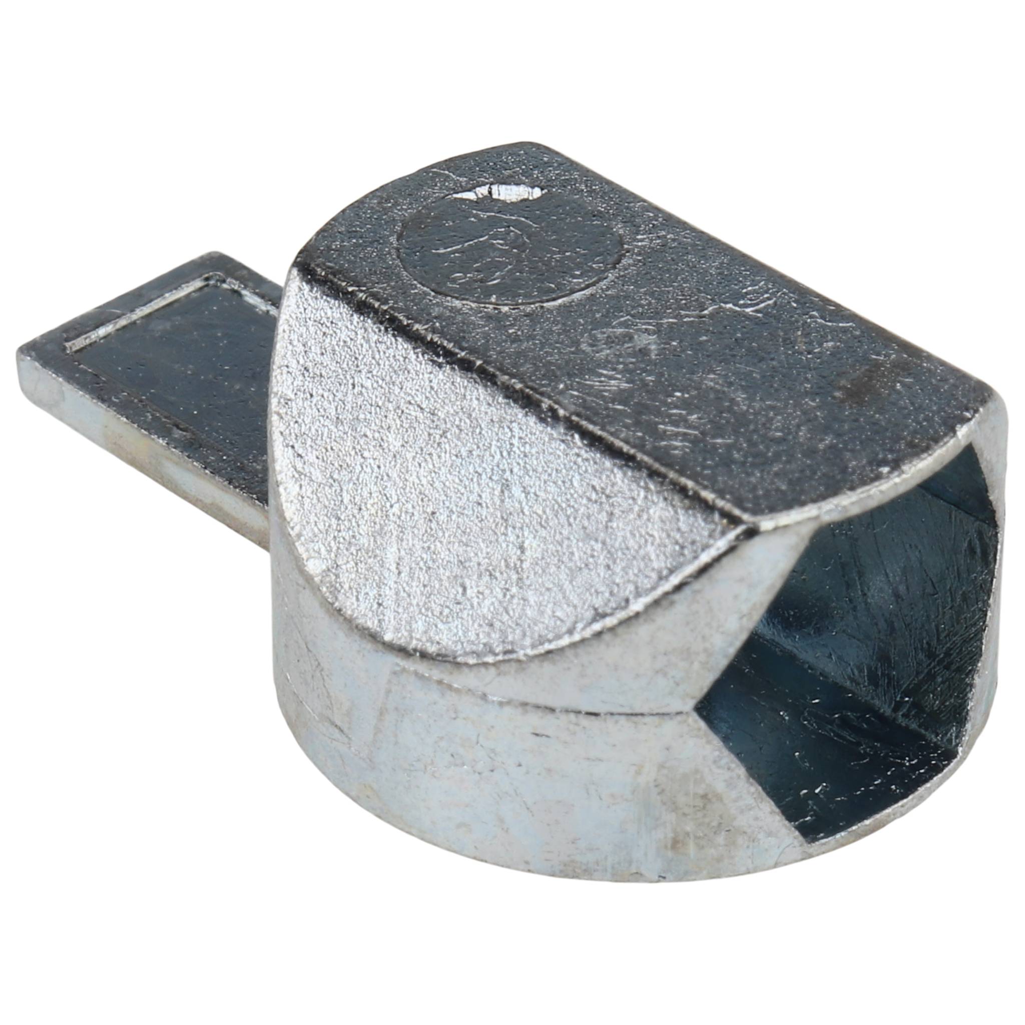 Verbinder, Univerbinder, D19.7x11, Zink-Druckguß, blank