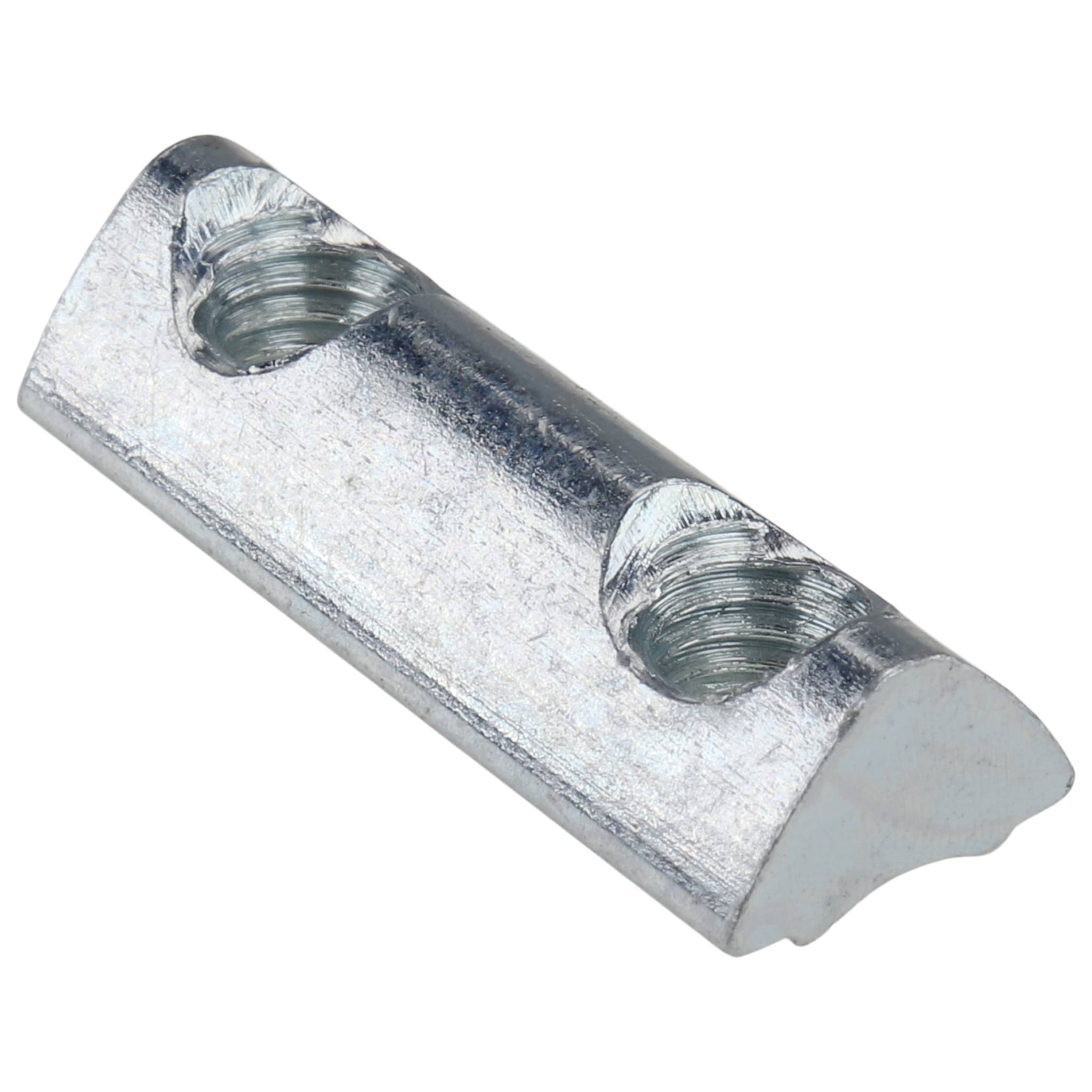 Nutenstein, Doppelnutenstein, 28x11x7, Stahl, verzinkt