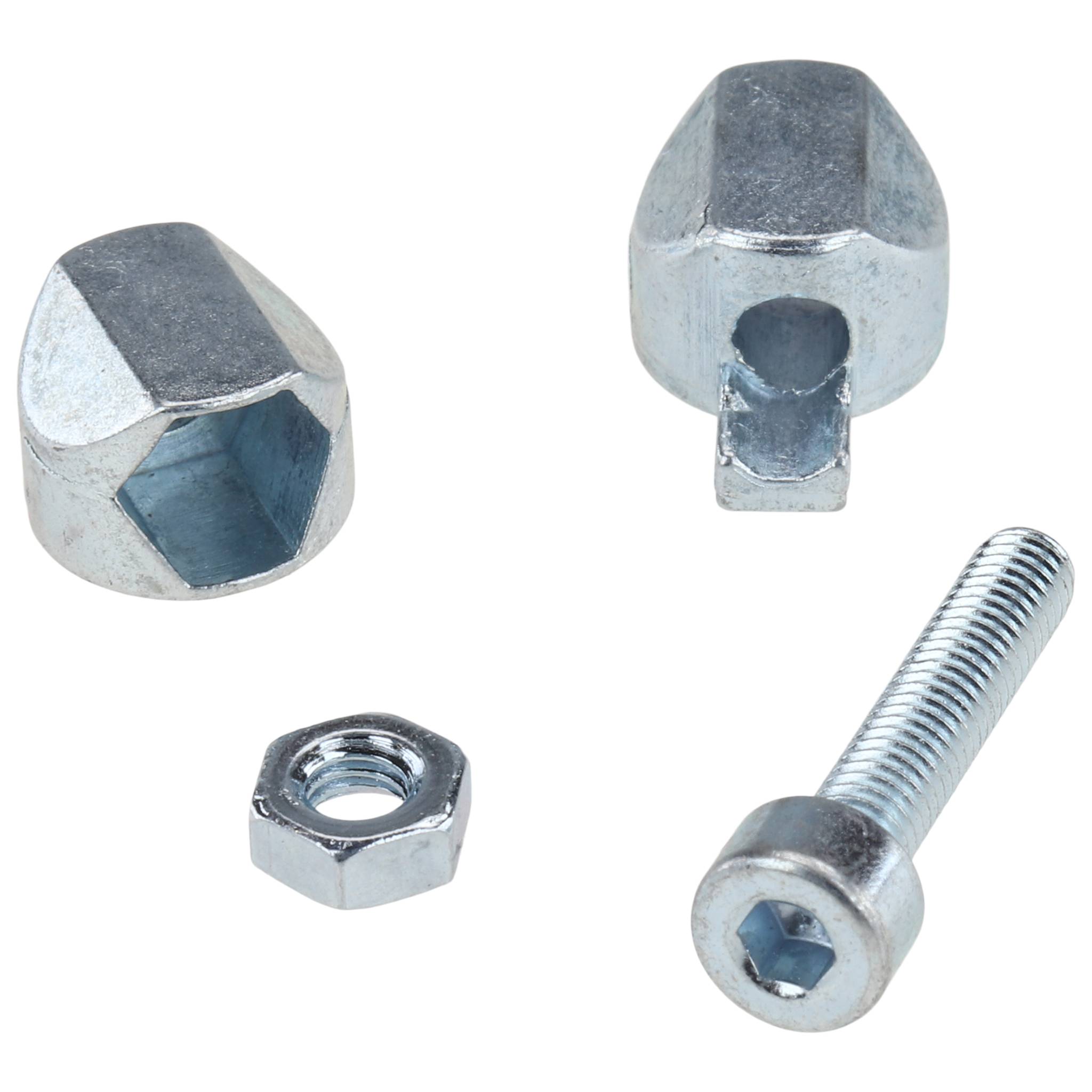 Verbinder, Stoß-Verbinder, 32x12x9, Zink-Druckguß, verzinkt