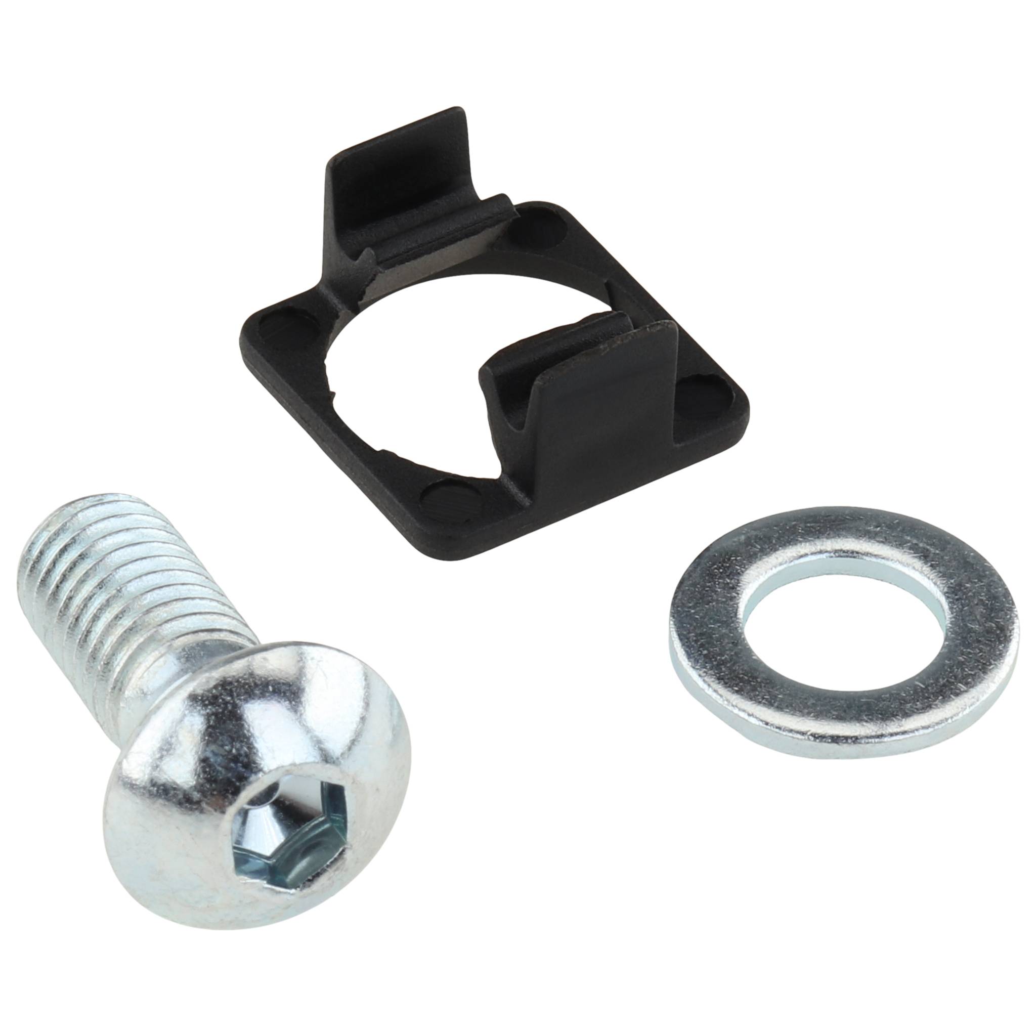 Verbinder, Schraubenverbinder, 18,4x18,4x9,9, Kunststoff PA, schwarz