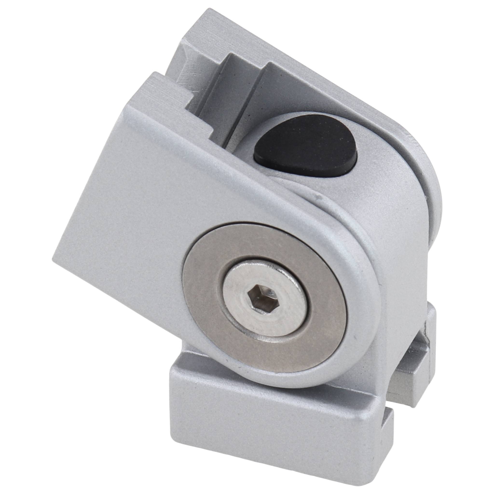 Gelenk, 20x20x30, Aluminiumdruckguß, pulverbeschichtet, alufarbig