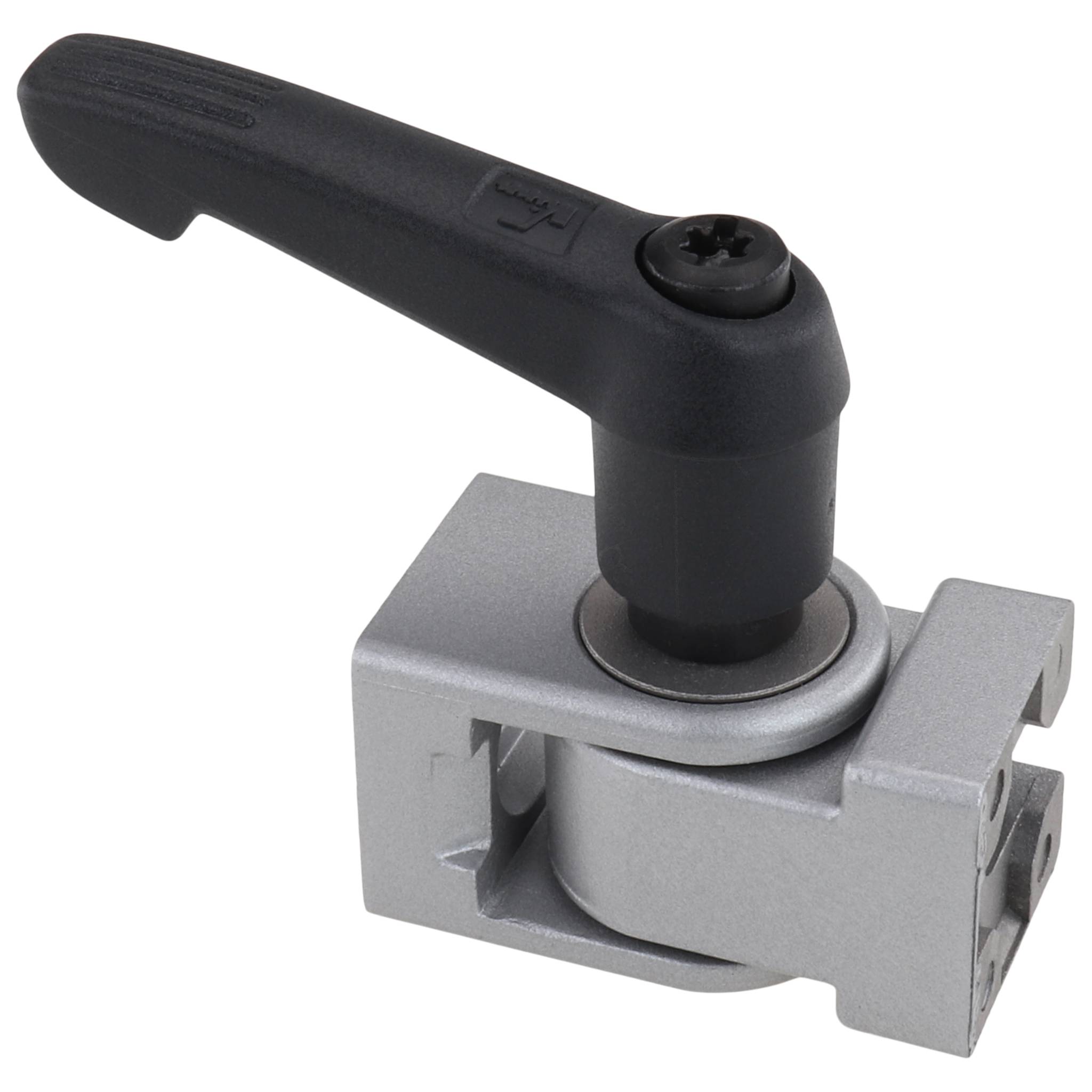 Gelenk, 20x20x30, Aluminiumdruckguß, pulverbeschichtet, alufarbig