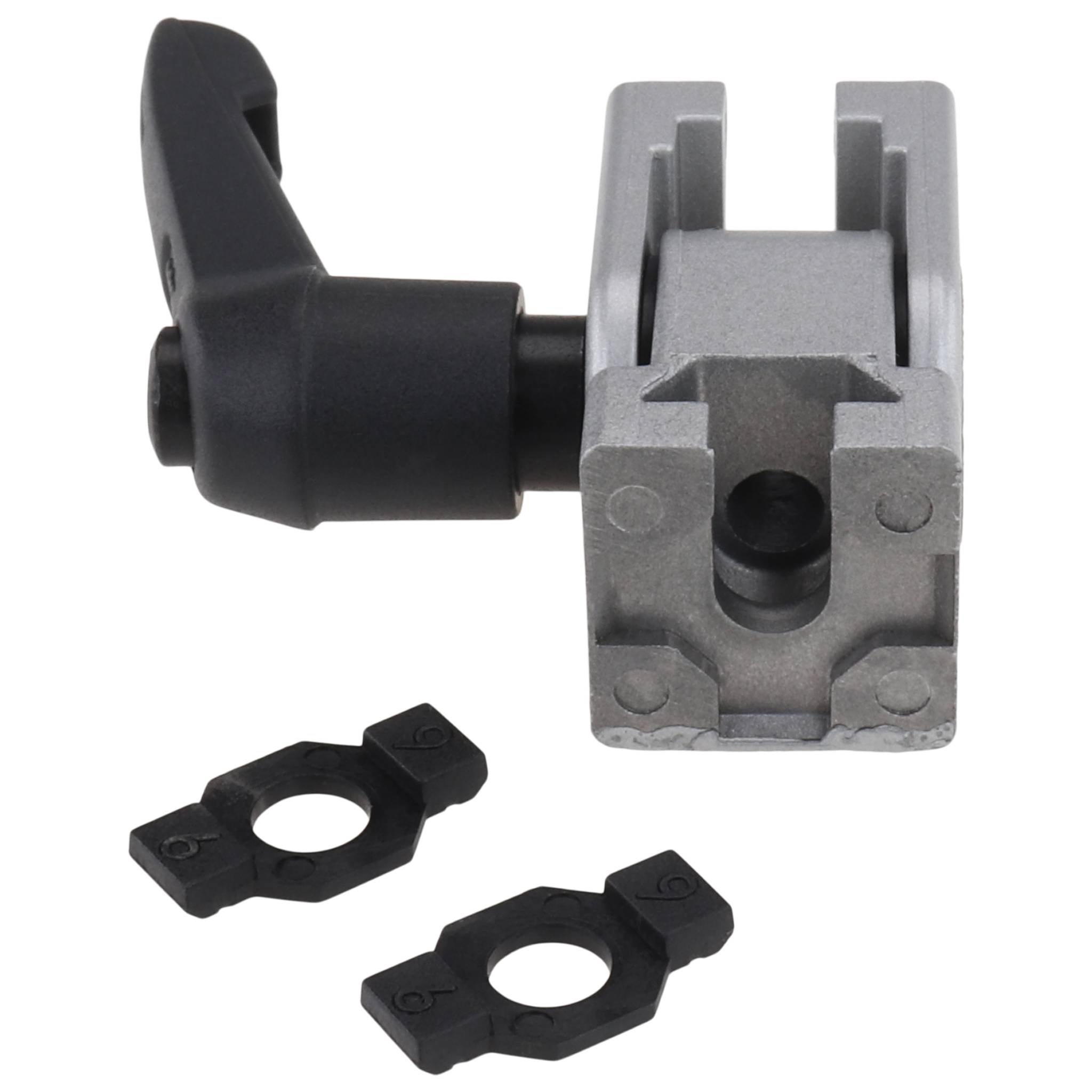 Gelenk, 20x20x30, Aluminiumdruckguß, pulverbeschichtet, alufarbig