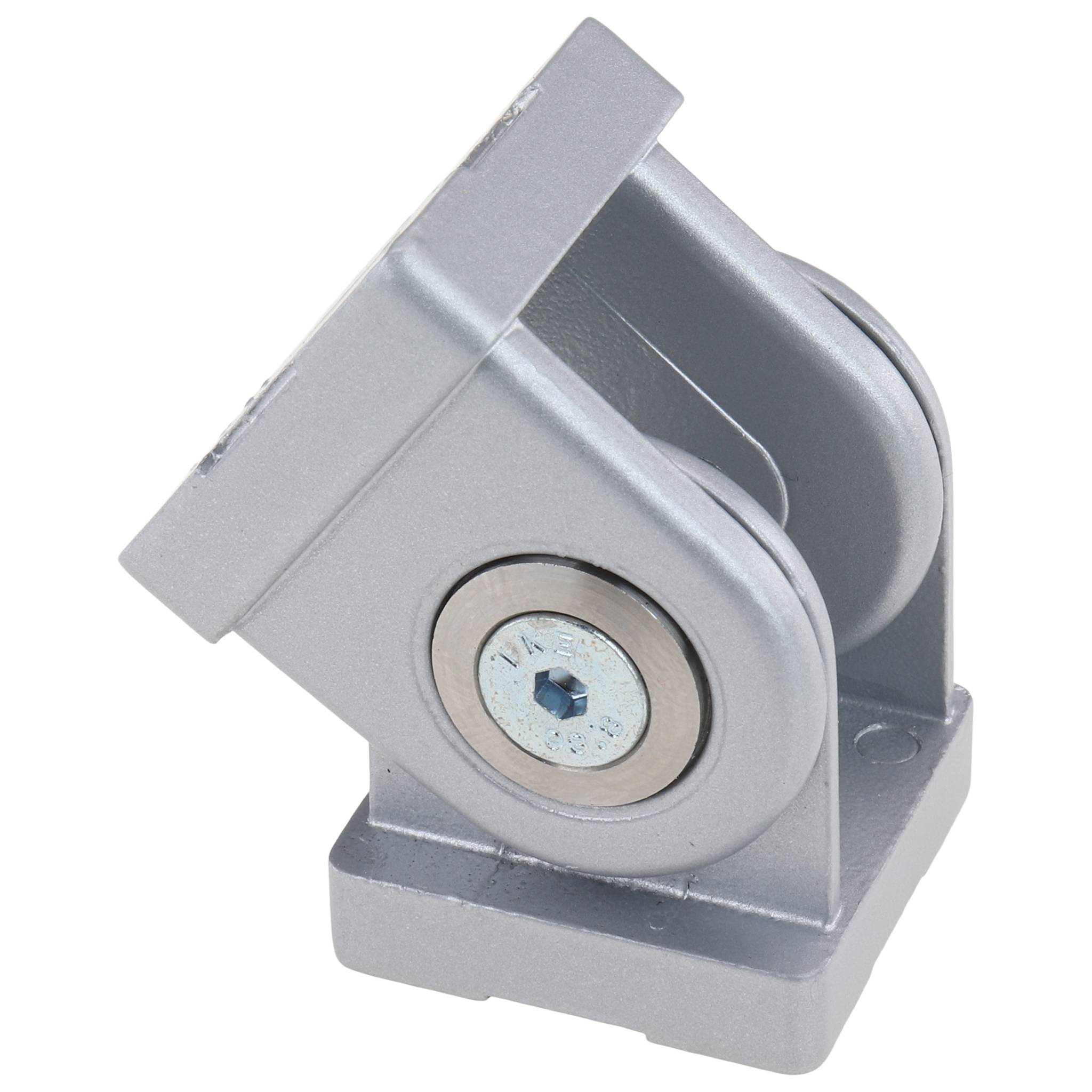 Gelenk, 30x30x45, Zink-Druckguß, pulverbeschichtet, alufarbig