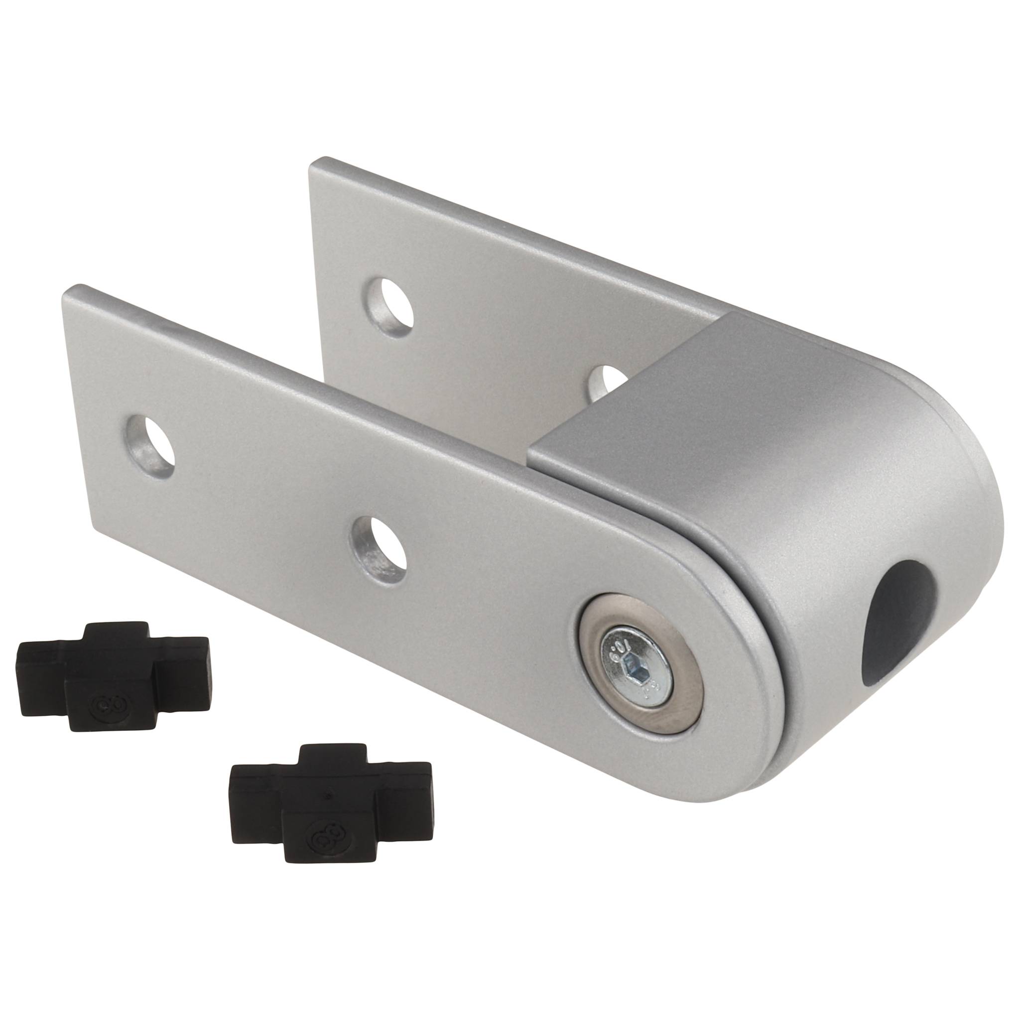 Gelenk, 30x30x86, Aluminiumdruckguß, pulverbeschichtet, alufarbig