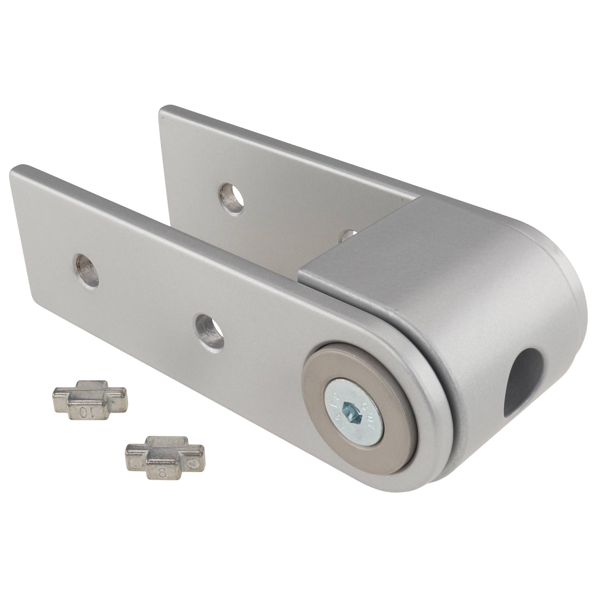 Gelenk, 45x45x142, Aluminiumdruckguß, pulverbeschichtet, alufarbig