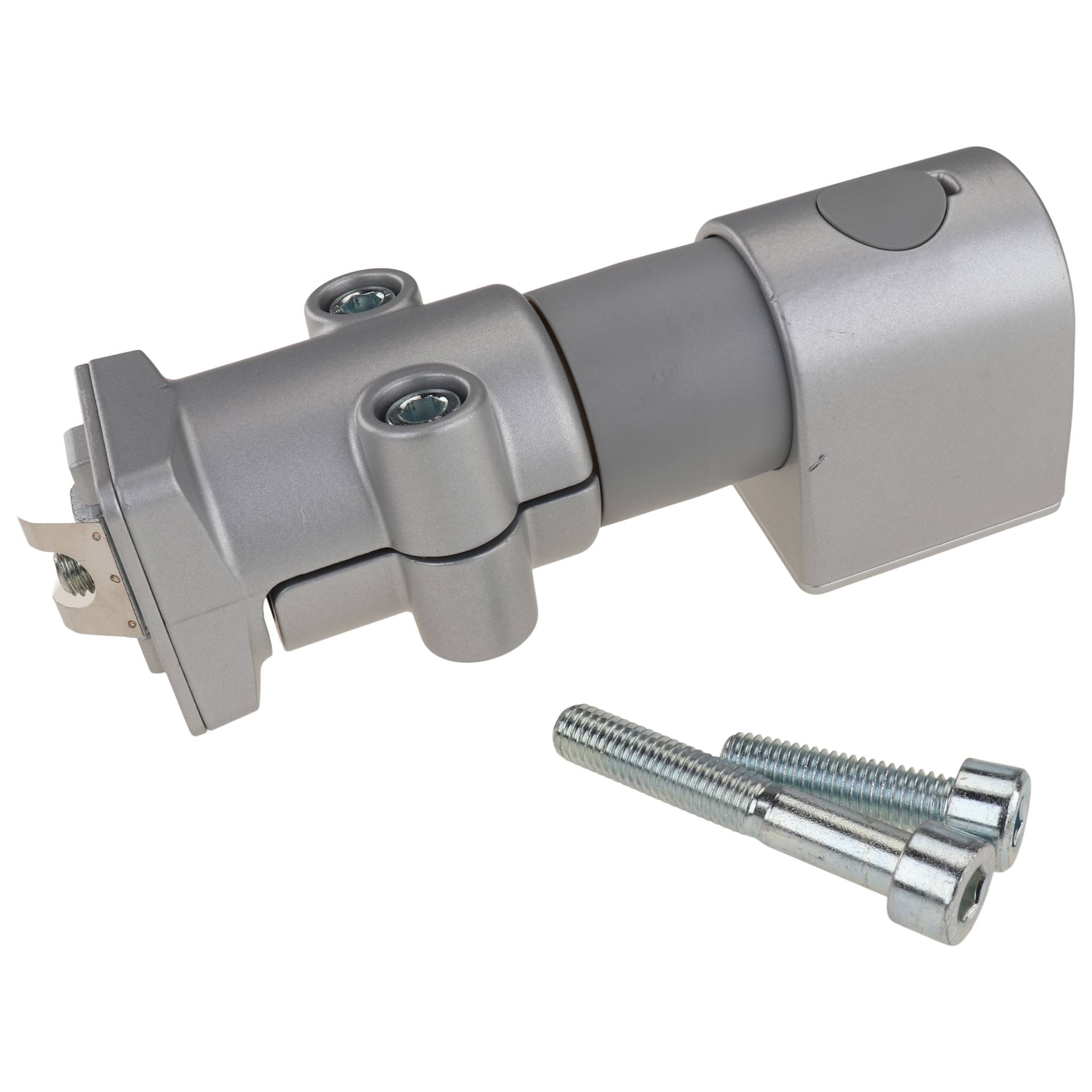 Anschluß-Friktionsgelenk, 40x40x150, Aluminiumdruckguß, lackiert, alufarbig