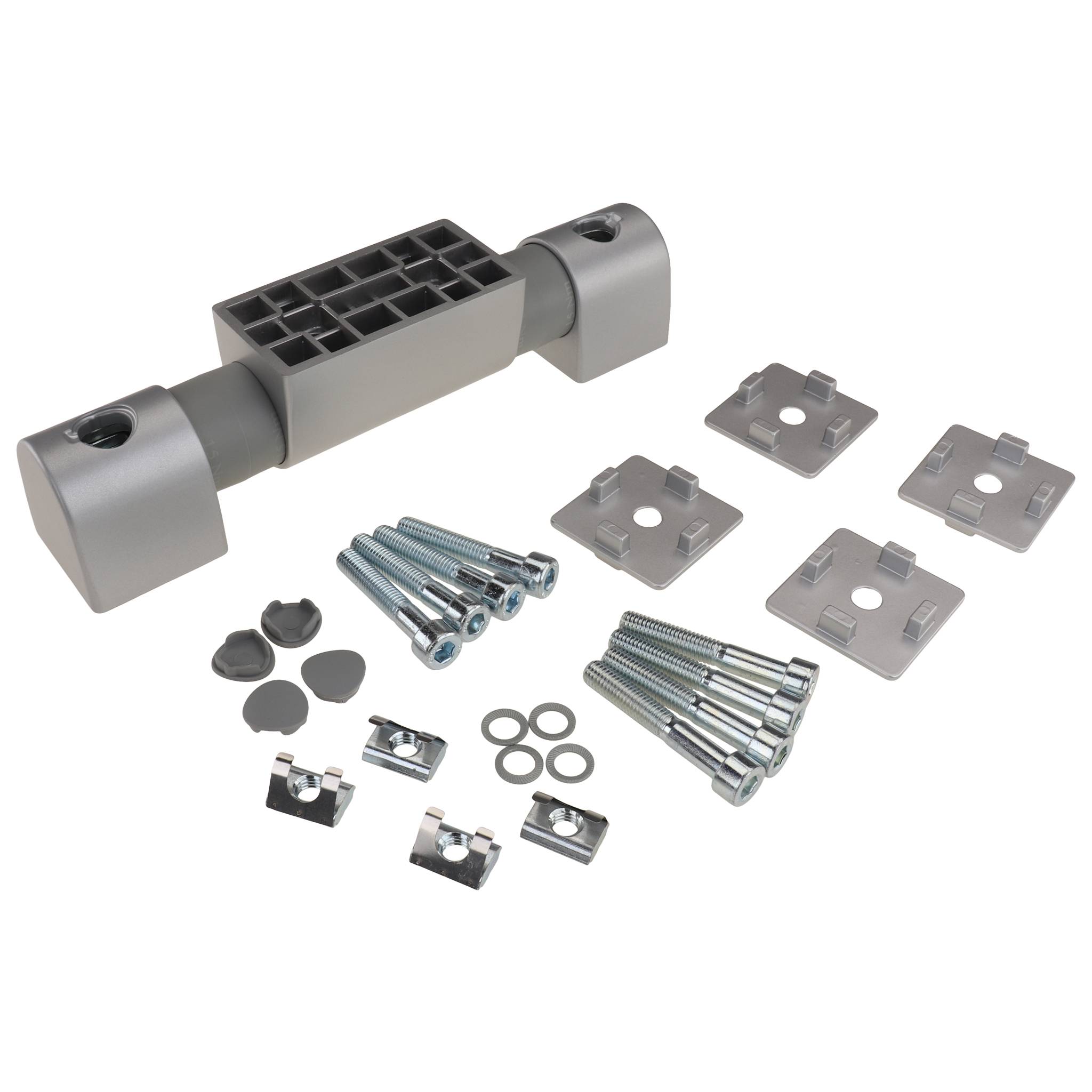 Friktionsgelenk, 45x45x230, Aluminiumdruckguß, lackiert, alufarbig