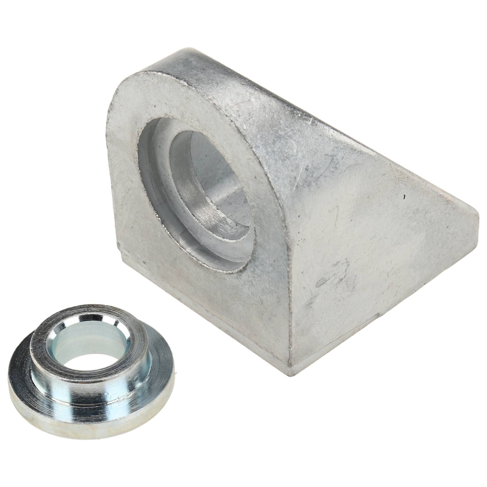 Winkel, Gelenkwinkel, 36x36x32, Zink-Druckguß, blank