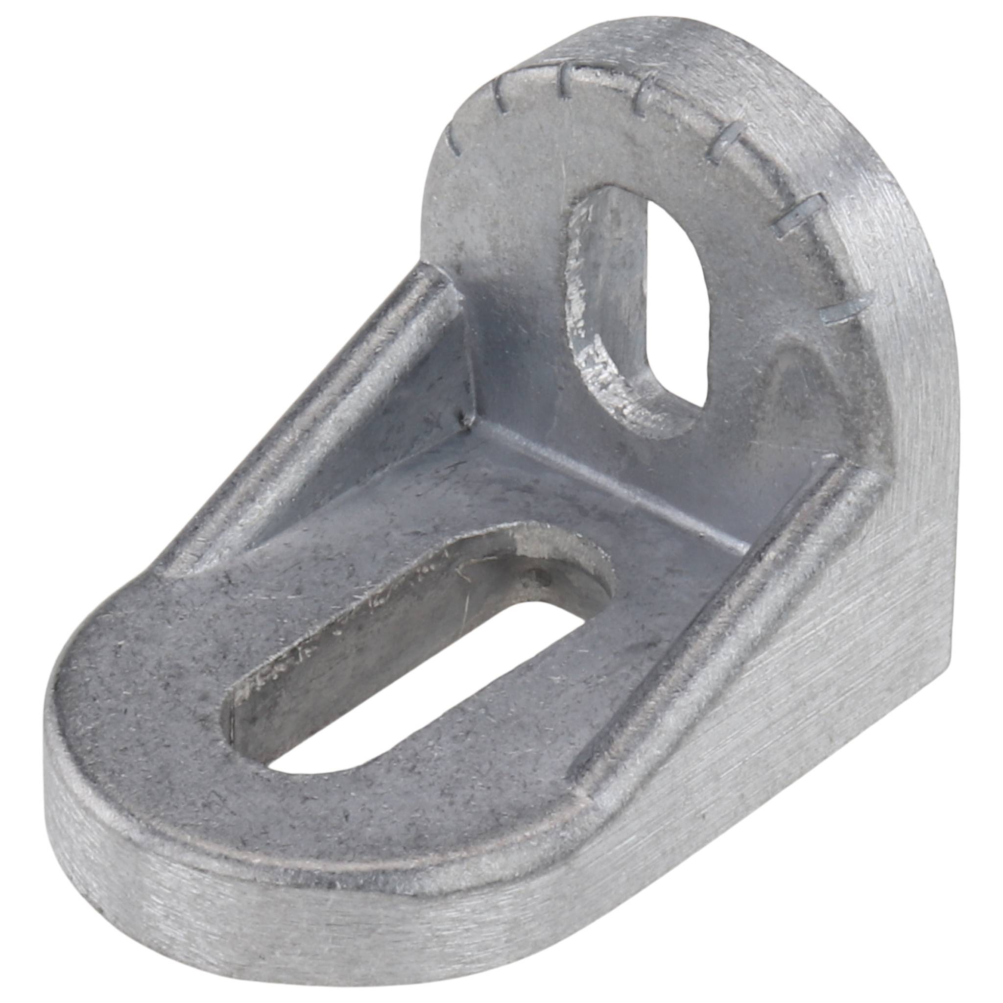 Winkel, Drehwinkel, 28x28x38, Aluminiumdruckguß, blank