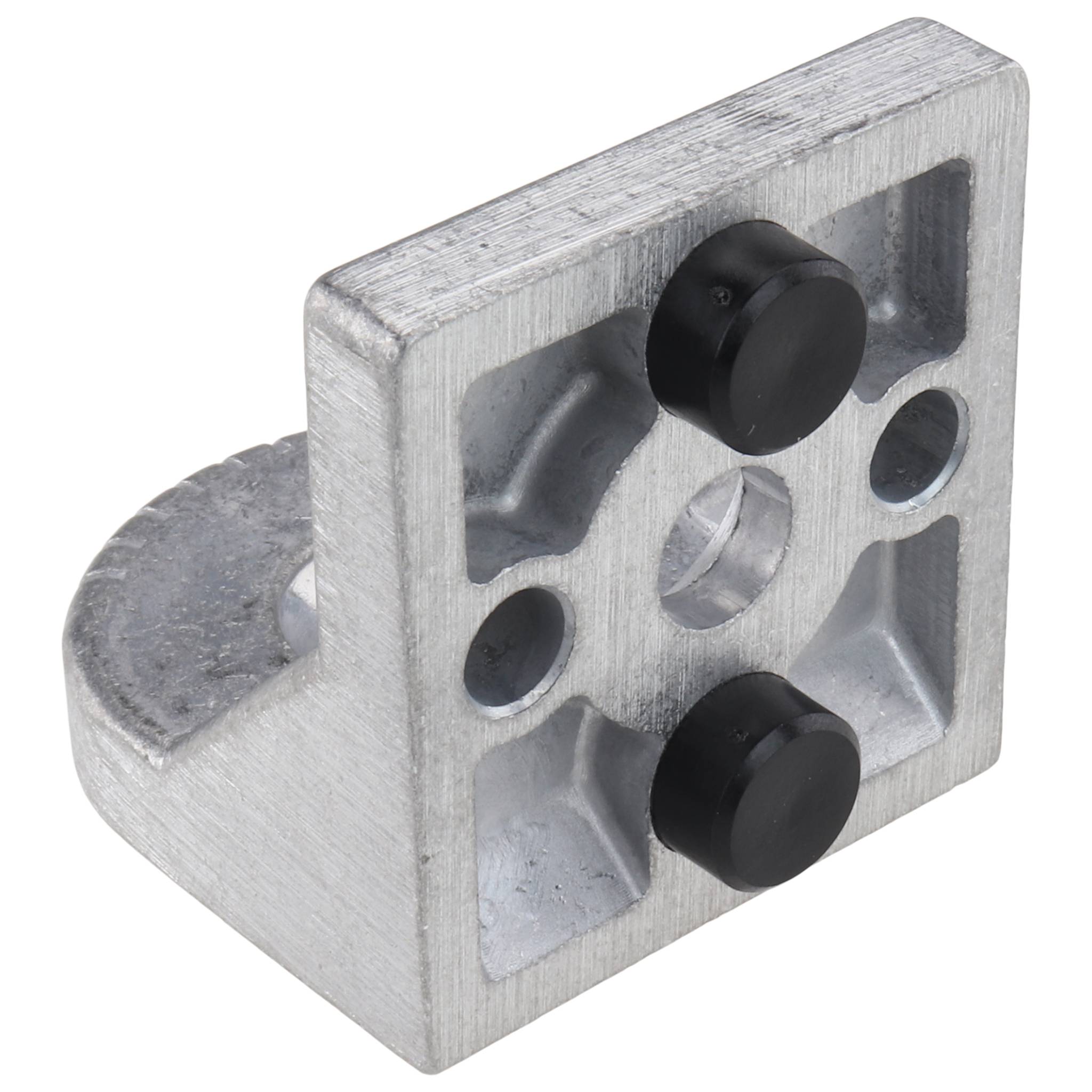 Winkel, Drehwinkel, 43x43x40, Aluminiumdruckguß, blank