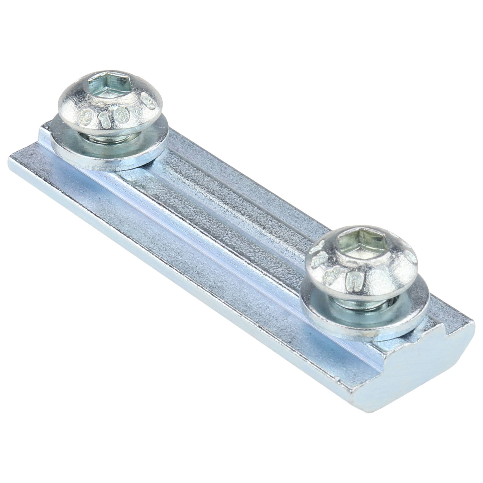 Verbinder, Streckenverbinder, 50x16x6, Stahl, verzinkt