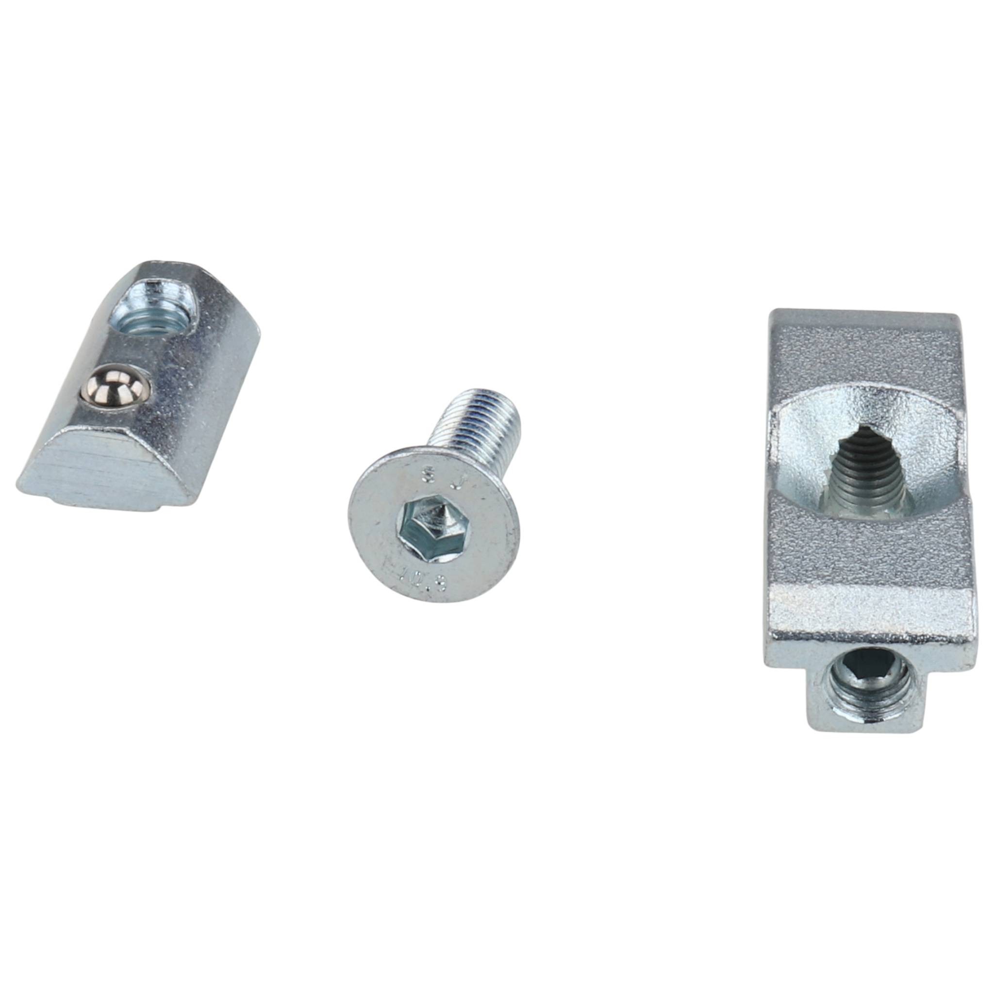 Verbinder, Direktverbinder, 38x14x9, Stahl, verzinkt