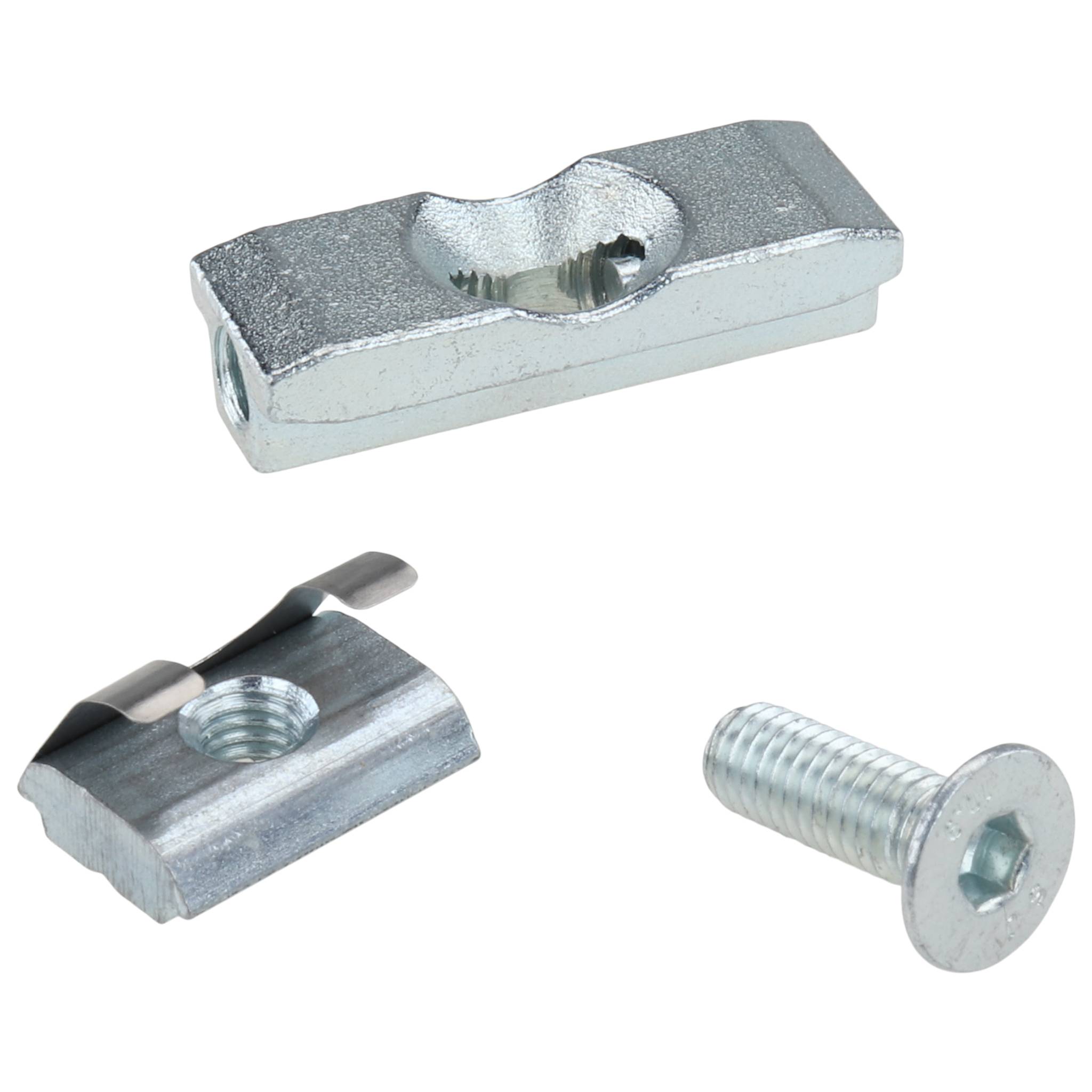 Verbinder, Direktverbinder, 38x14x9, Stahl, verzinkt