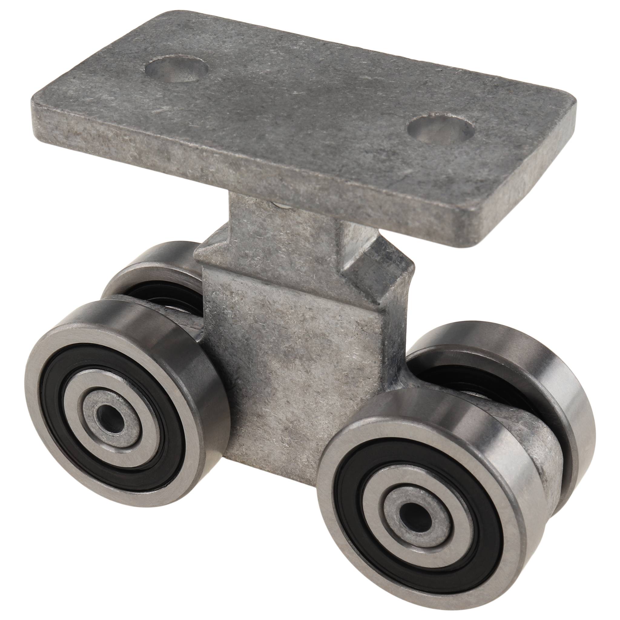 Laufwagen, 82x68x38, Aluminiumdruckguß, blank, alufarbig