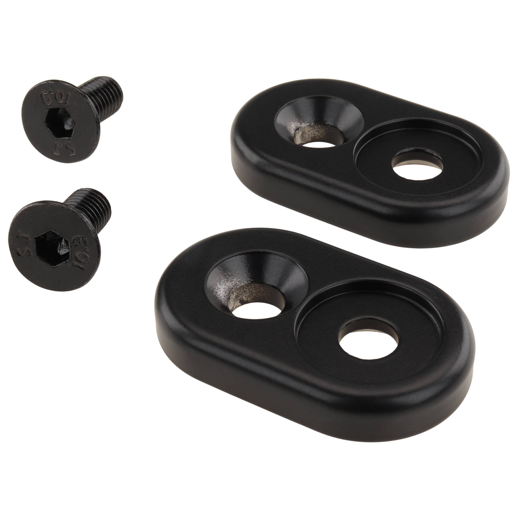 Befestigungssatz für Handgriff, 200, Zink-Druckguß, pulverbeschichtet, schwarz