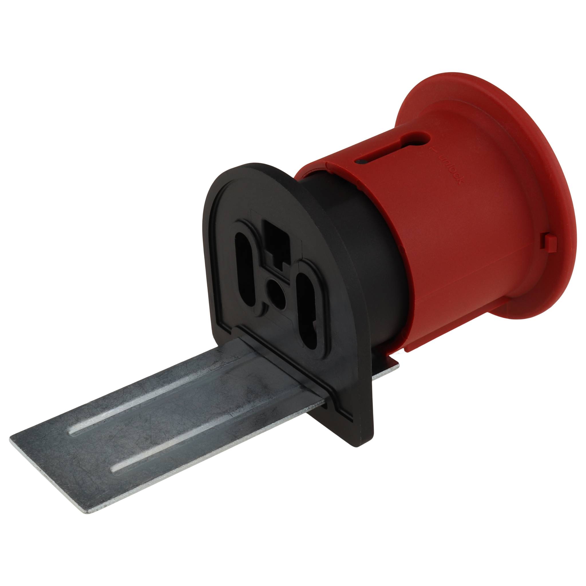 Notöffner für Fallenverschluss, 123x60x60, Kunststoff PA glasfaserverstärkt, schwarz