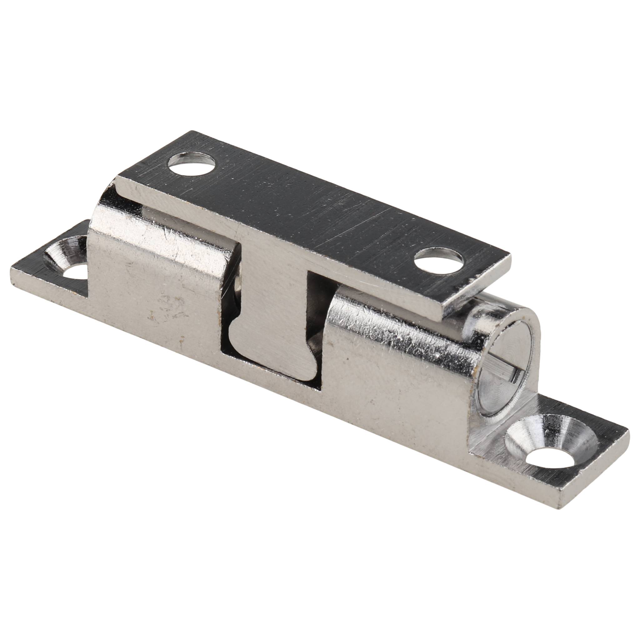 Verschluß, Doppelkugelschnäpper, 68.4, Messing, verchromt, chrom