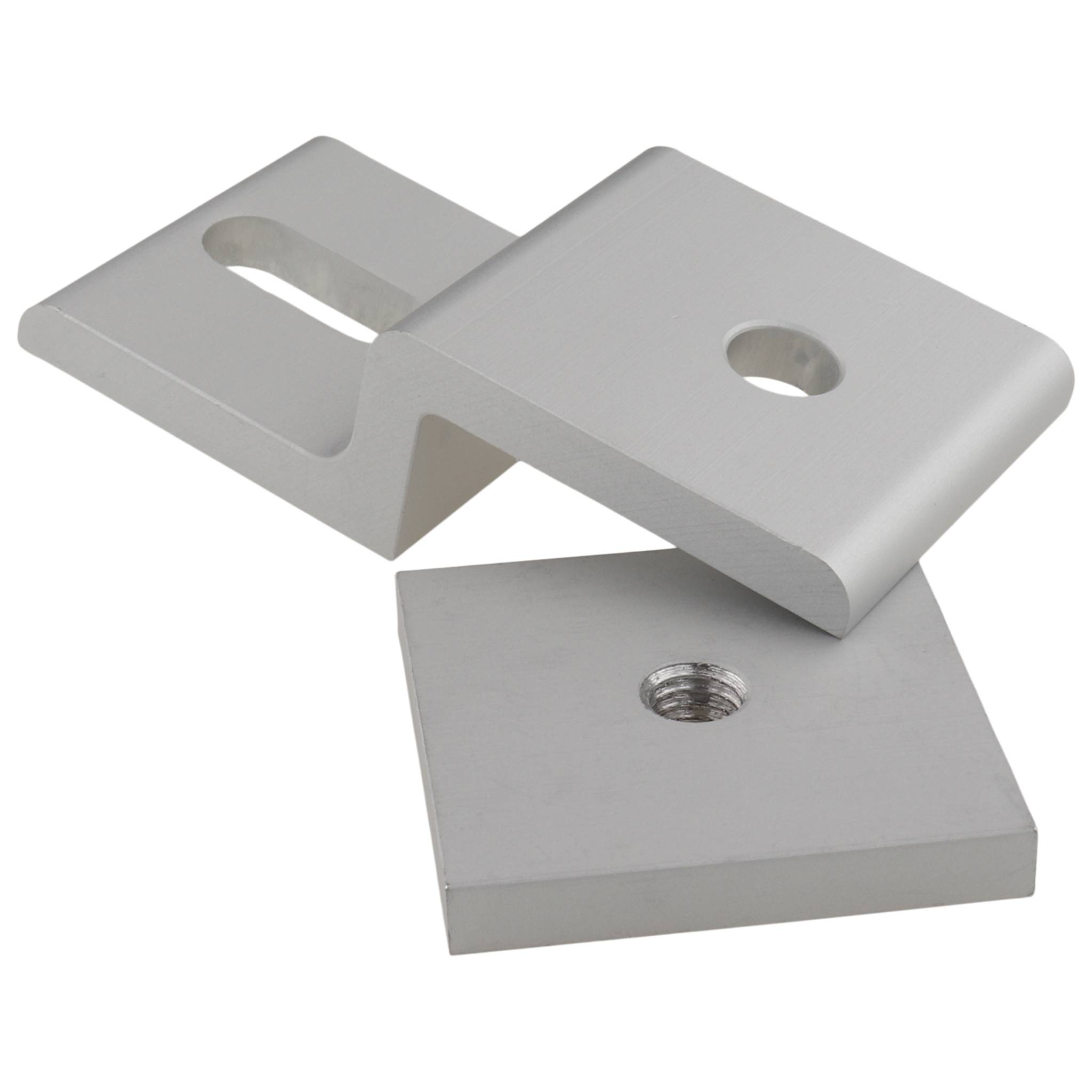 Gitterhalter, 78x40x22, Aluminium, eloxiert