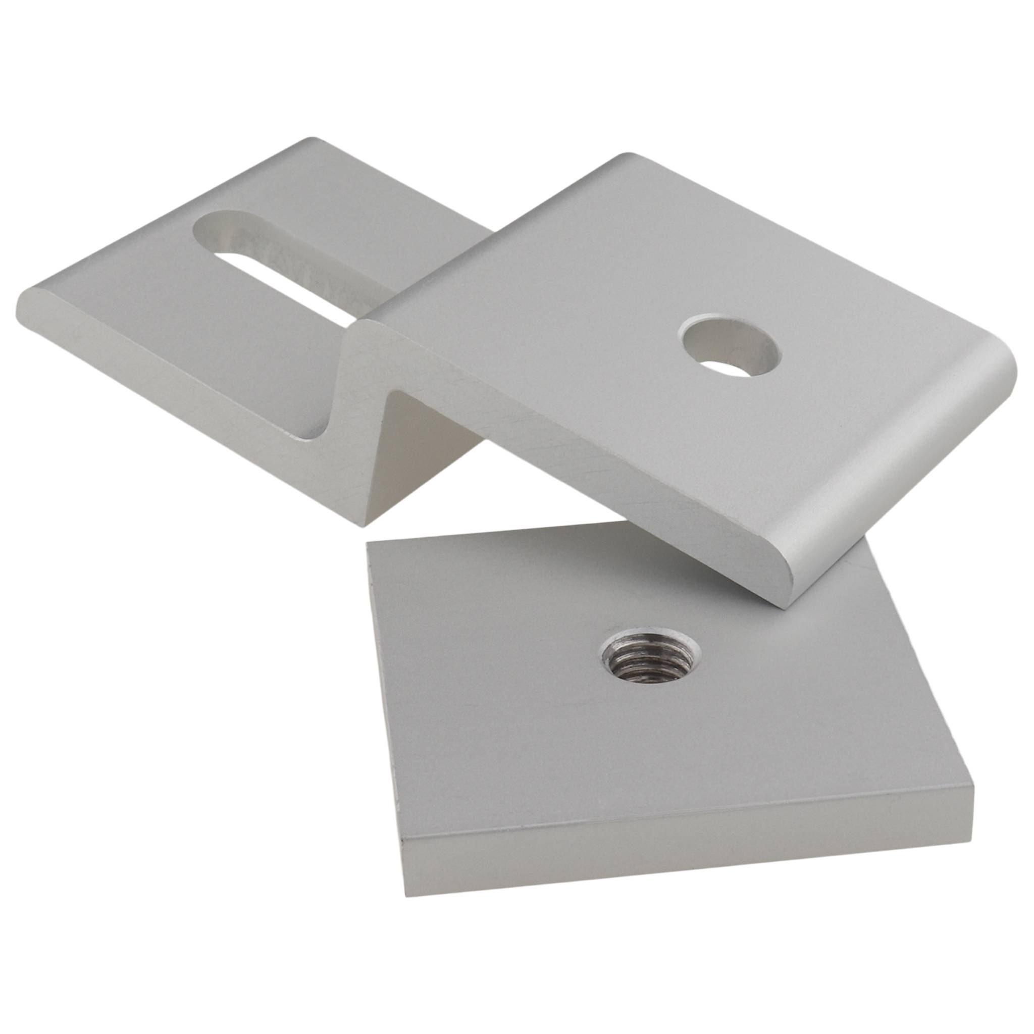 Gitterhalter, 88x45x24, Aluminium, eloxiert