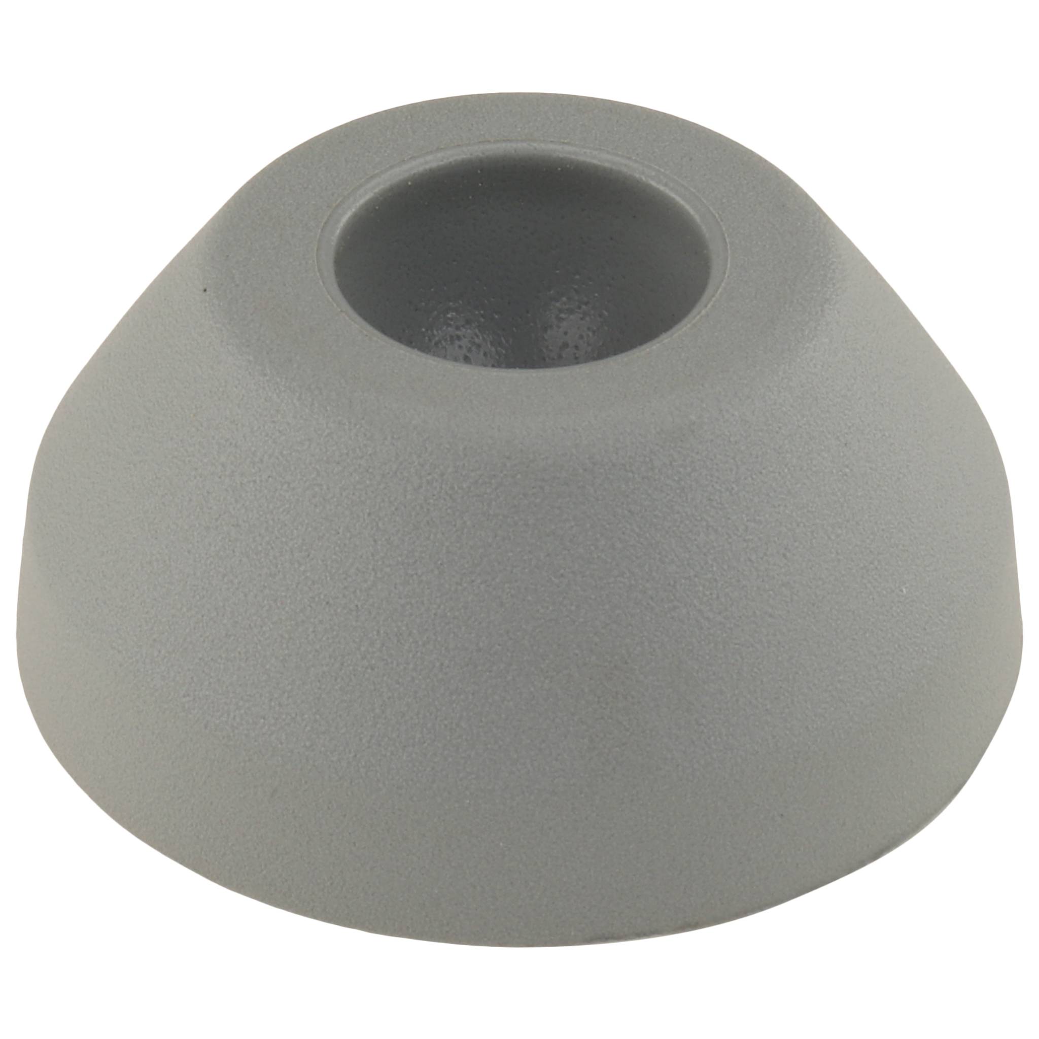 Teller, Fußteller, 40, Kunststoff PA glaskugelverstärkt, grau