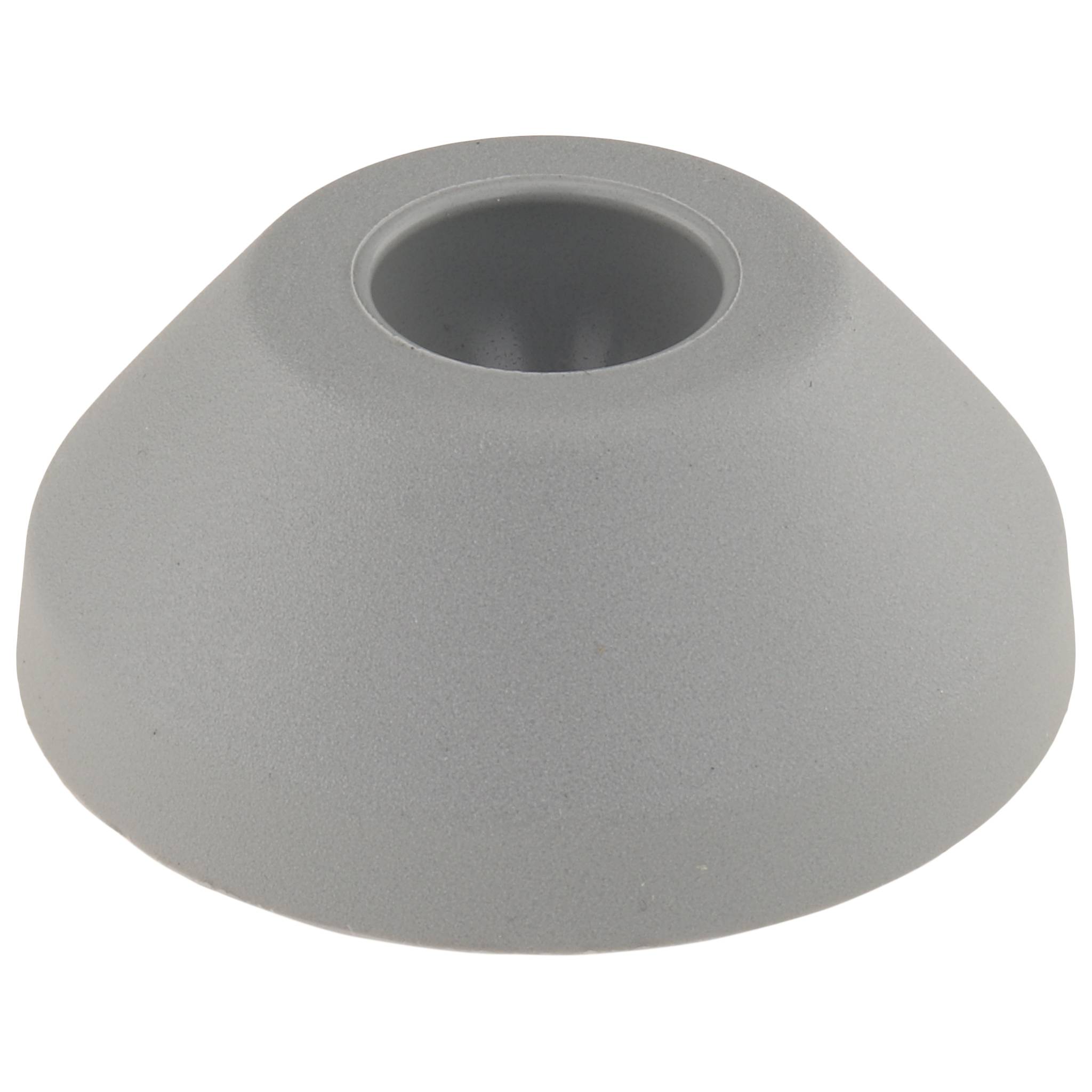 Teller, Fußteller, 45, Kunststoff PA glaskugelverstärkt, grau