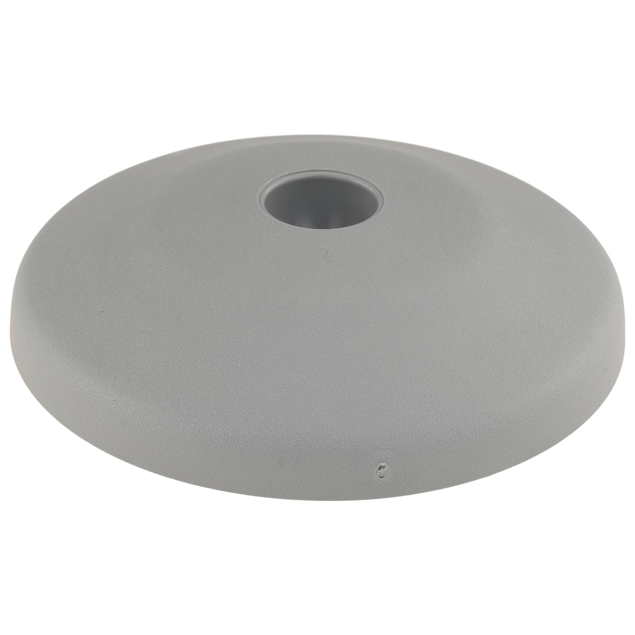 Teller, Fußteller, 80, Kunststoff PA glaskugelverstärkt, grau