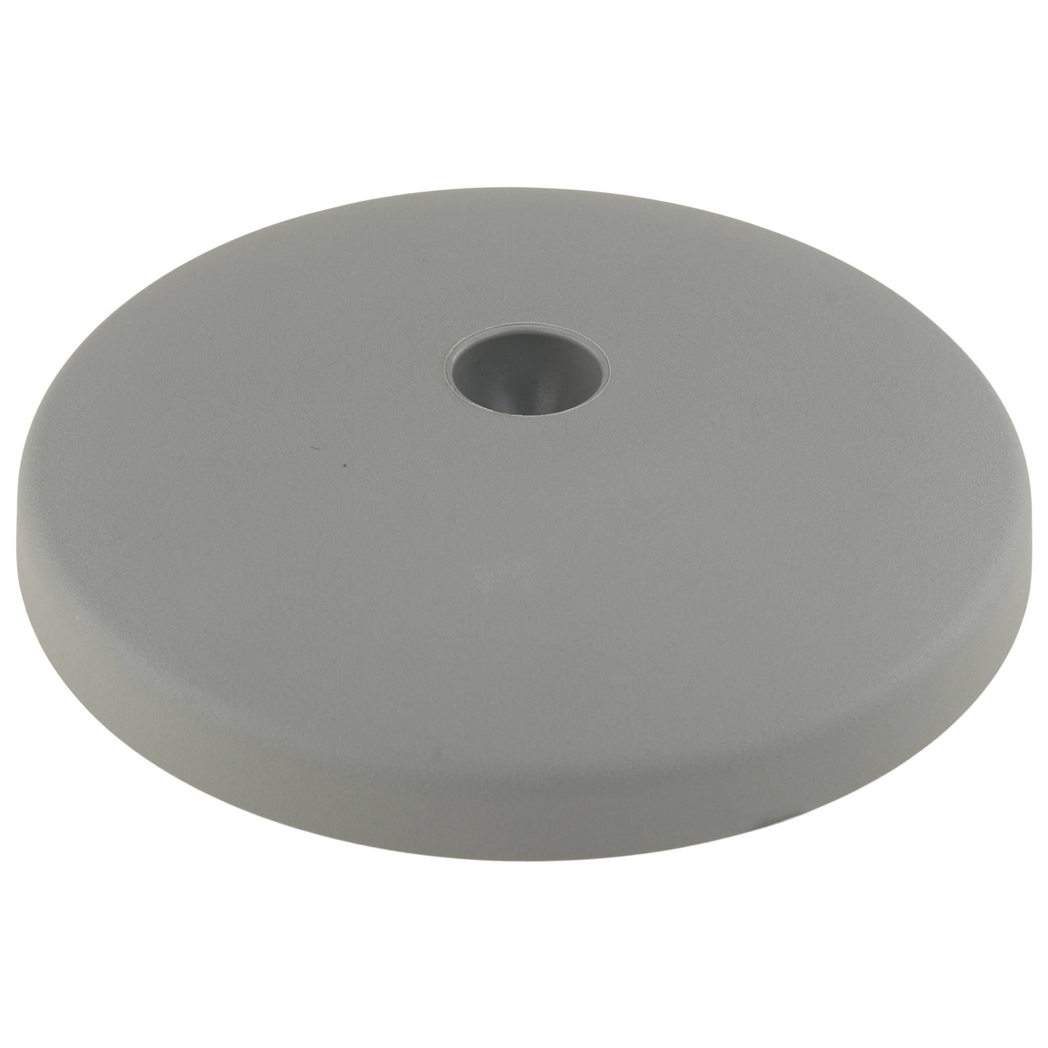 Teller, Fußteller, 100, Kunststoff PA glaskugelverstärkt, grau