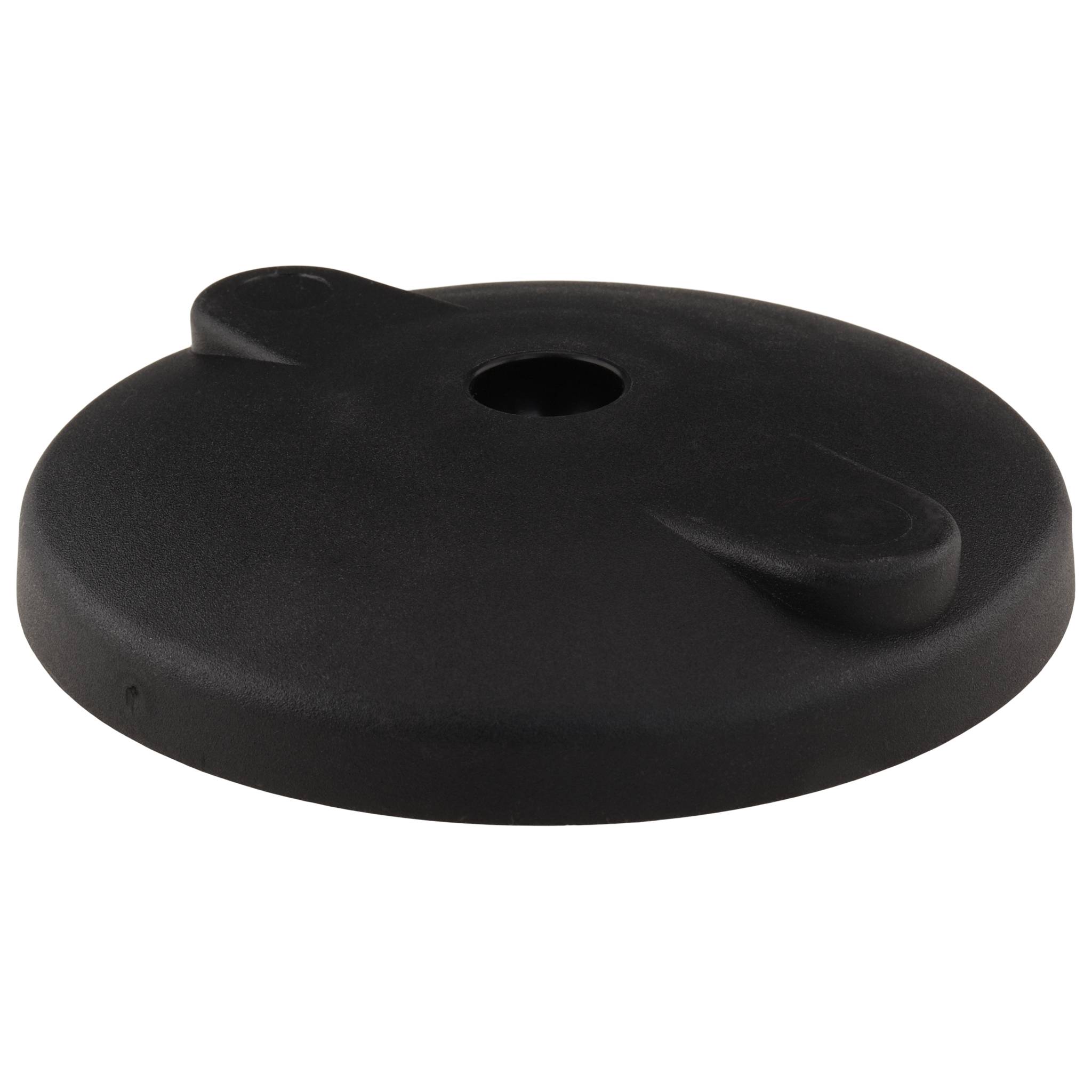 Teller, Fußteller, 100, Kunststoff PA glaskugelverstärkt, schwarz