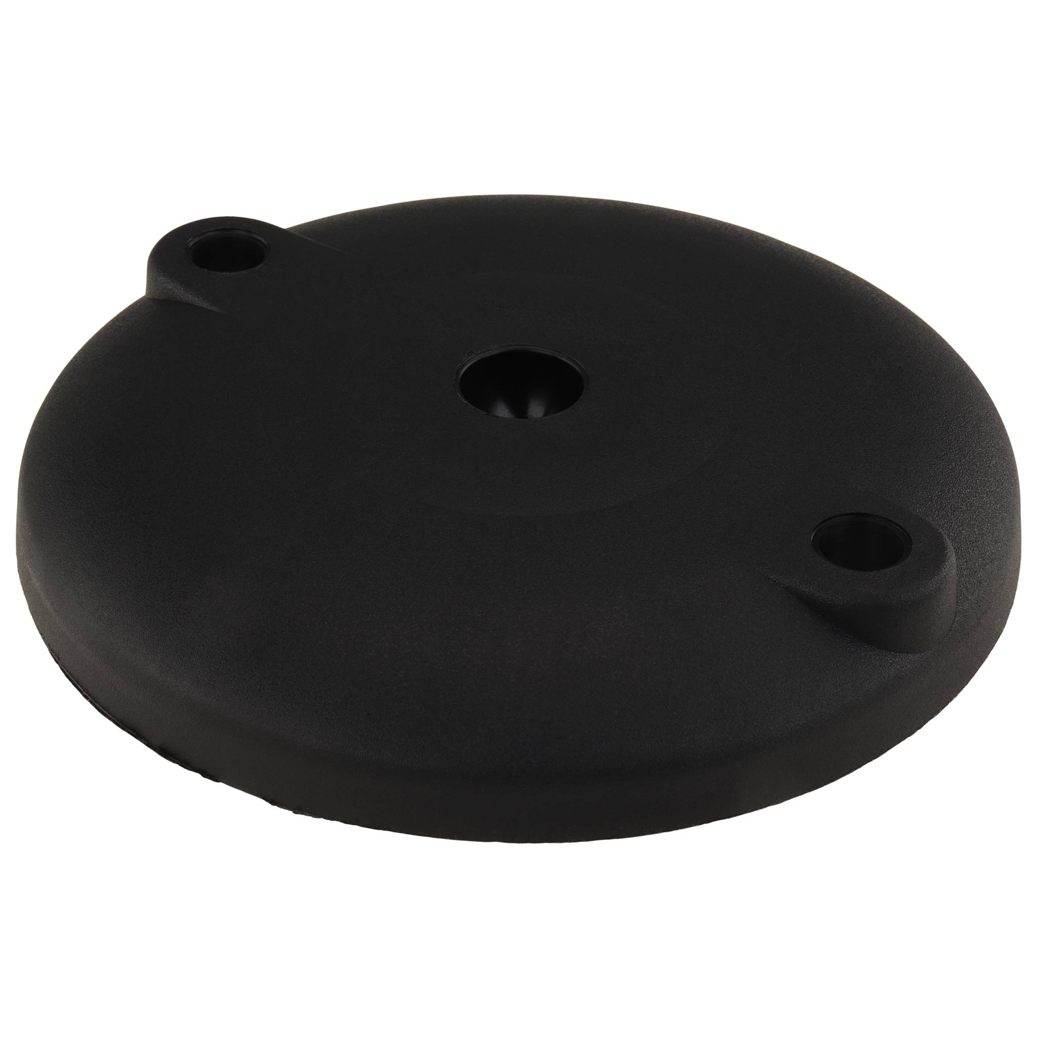 Teller, Fußteller, 120, Kunststoff PA glaskugelverstärkt, schwarz