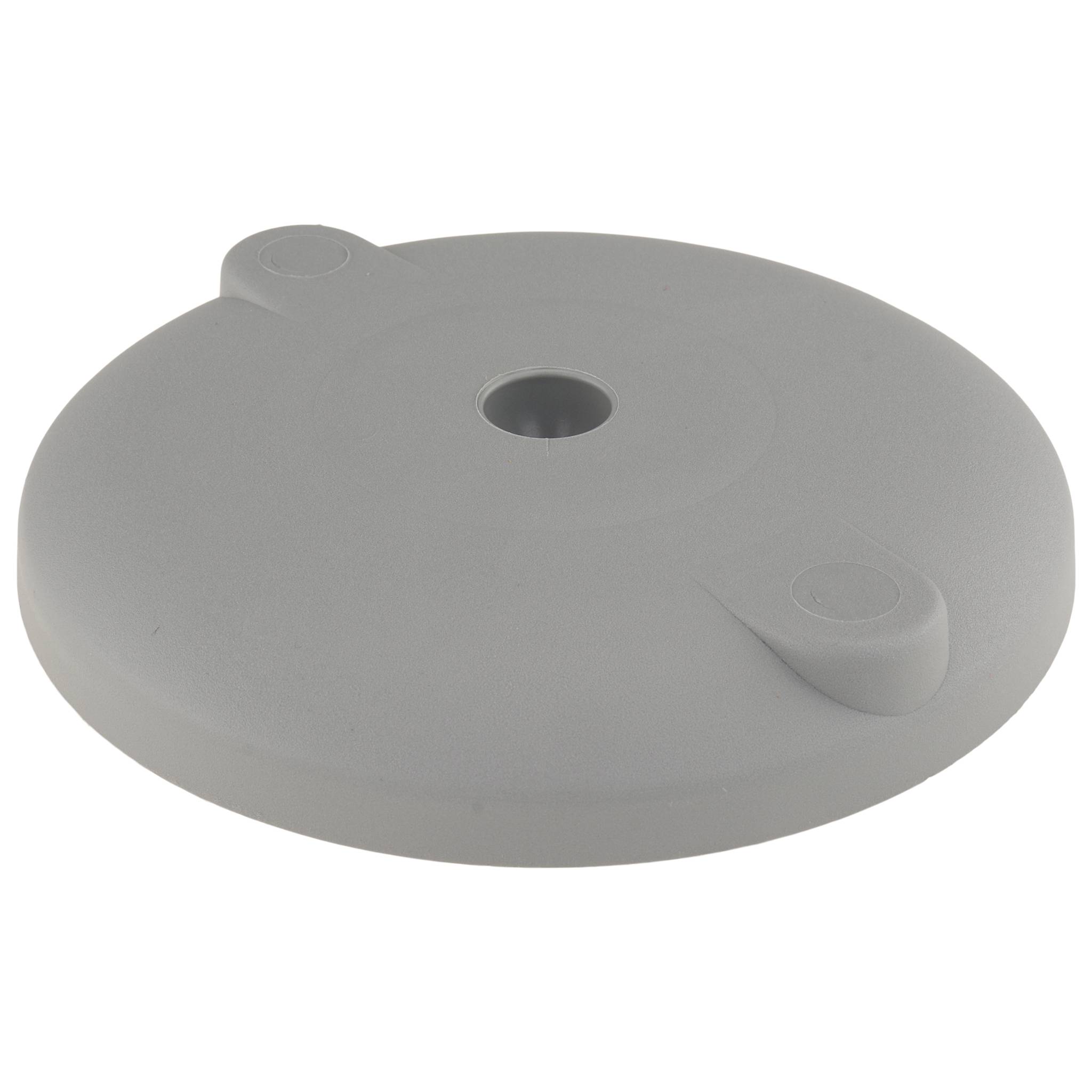 Teller, Fußteller, 120, Kunststoff PA glaskugelverstärkt, grau