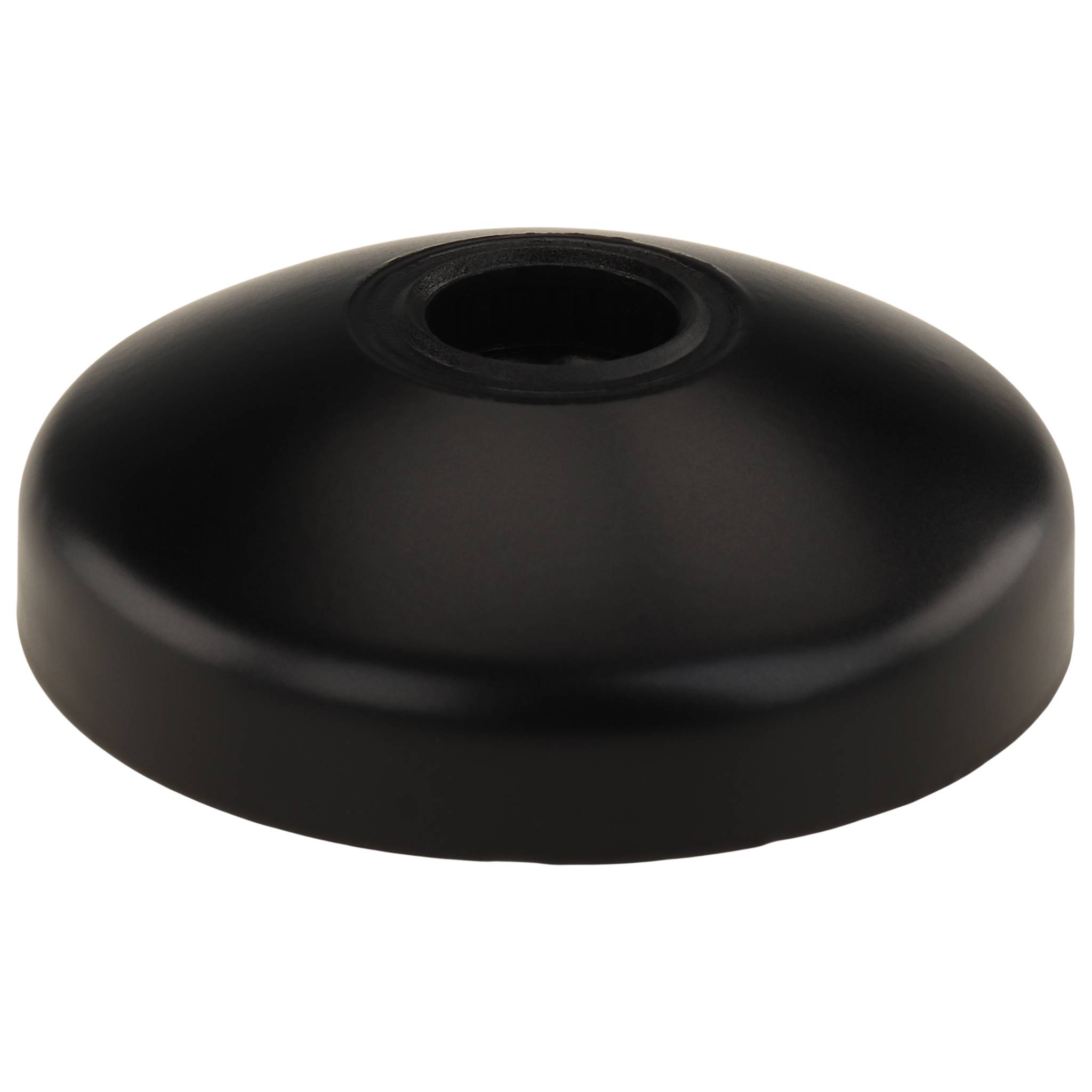 Teller, Fußteller, 60, Zink-Druckguß, pulverbeschichtet, schwarz