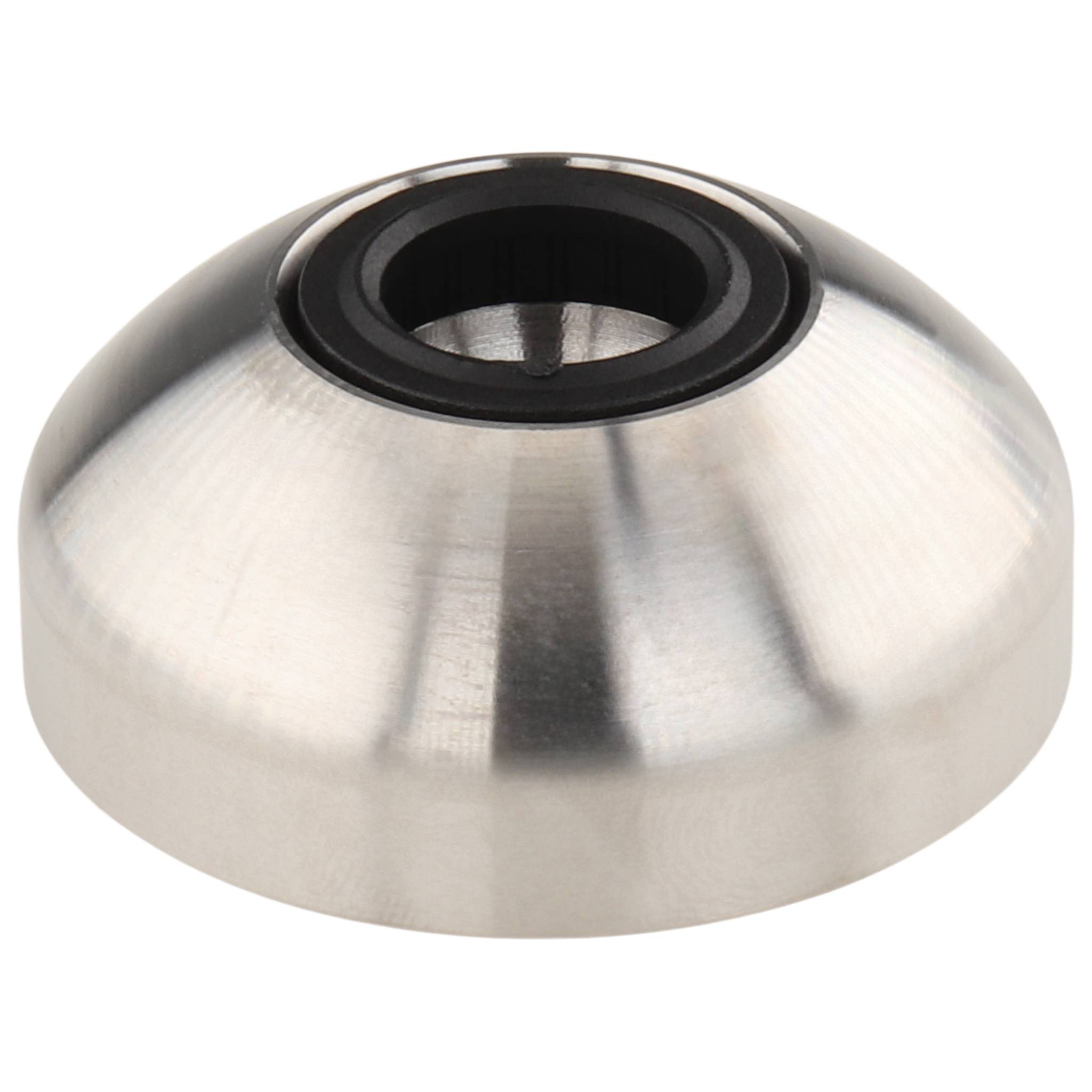 Teller, Fußteller, 45, Edelstahl, blank