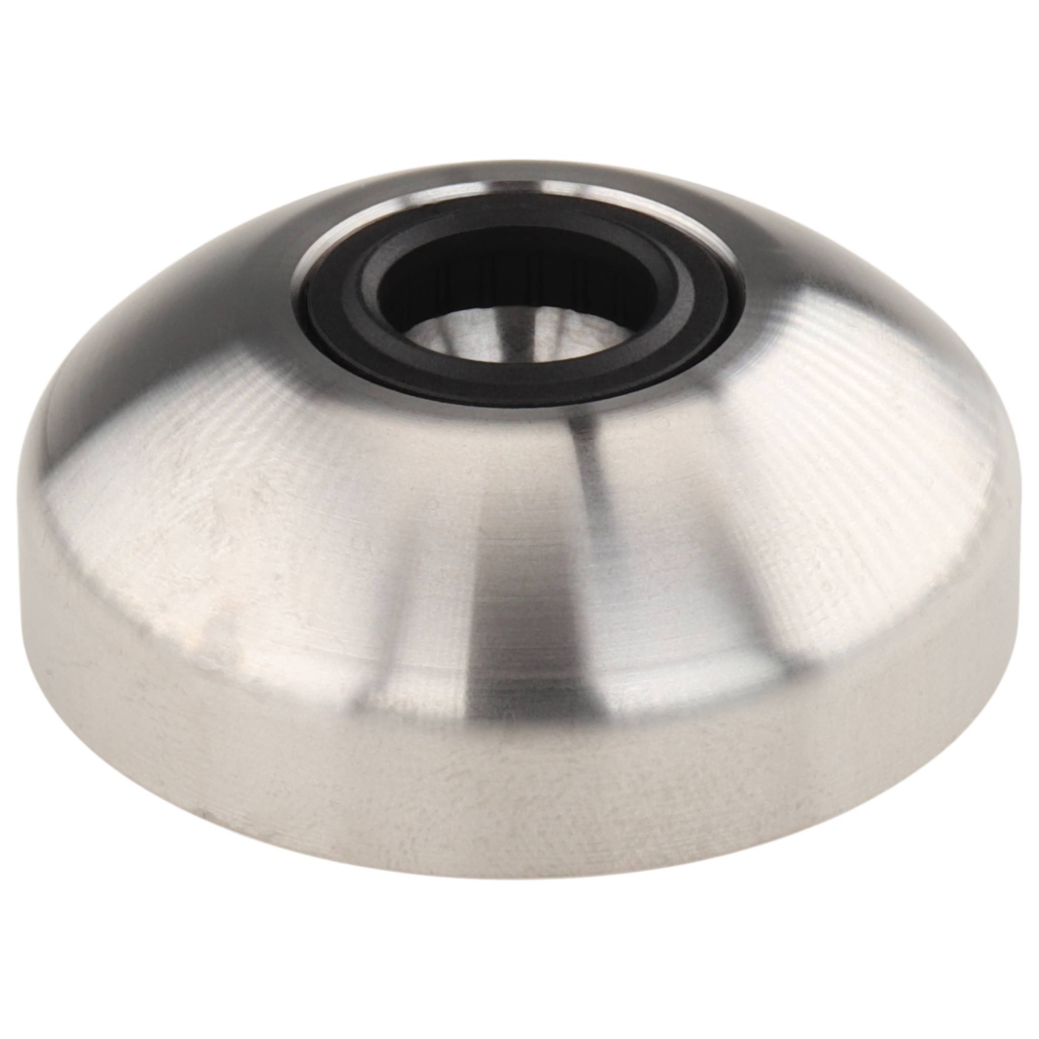 Teller, Fußteller, 50, Edelstahl, blank