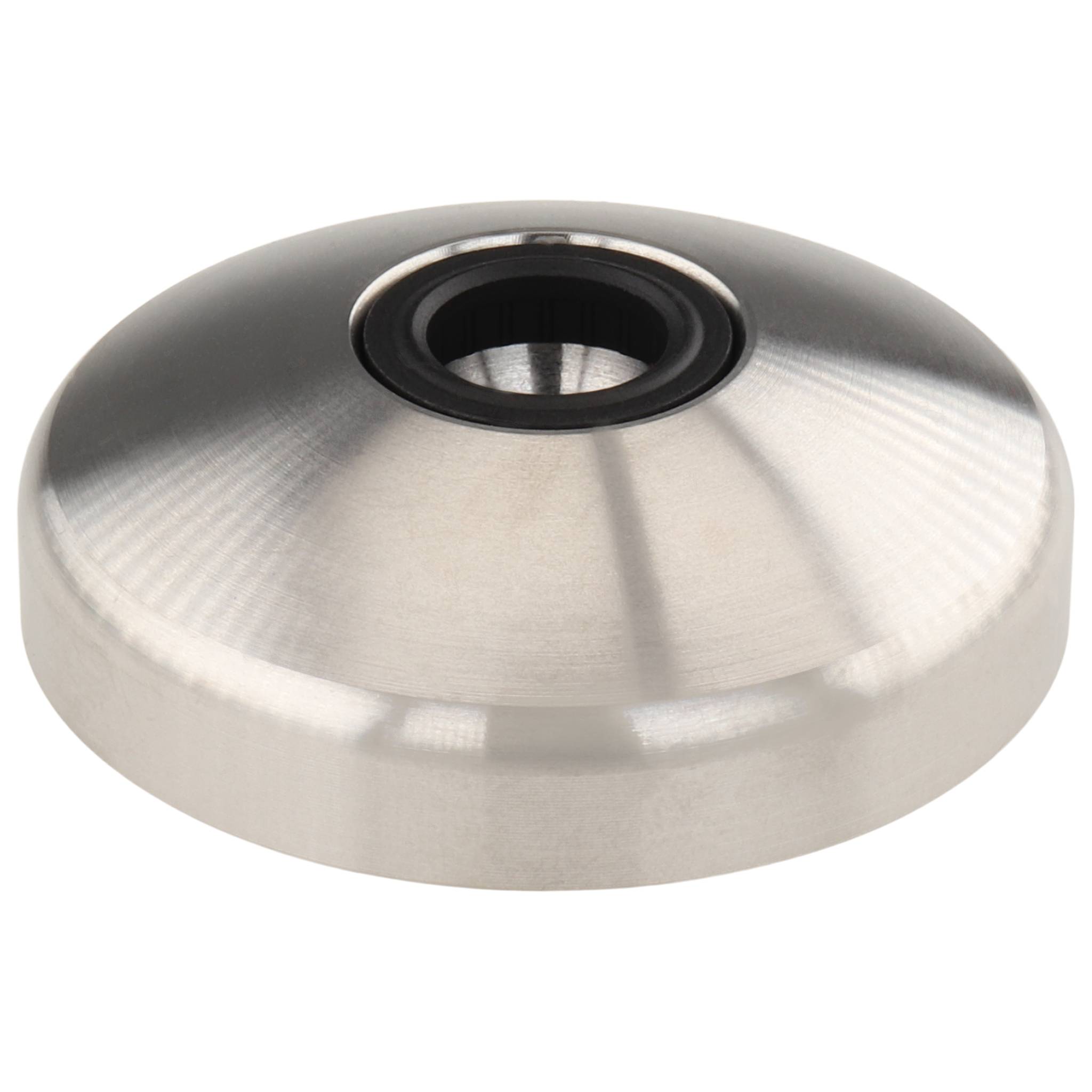 Teller, Fußteller, 60, Edelstahl, blank