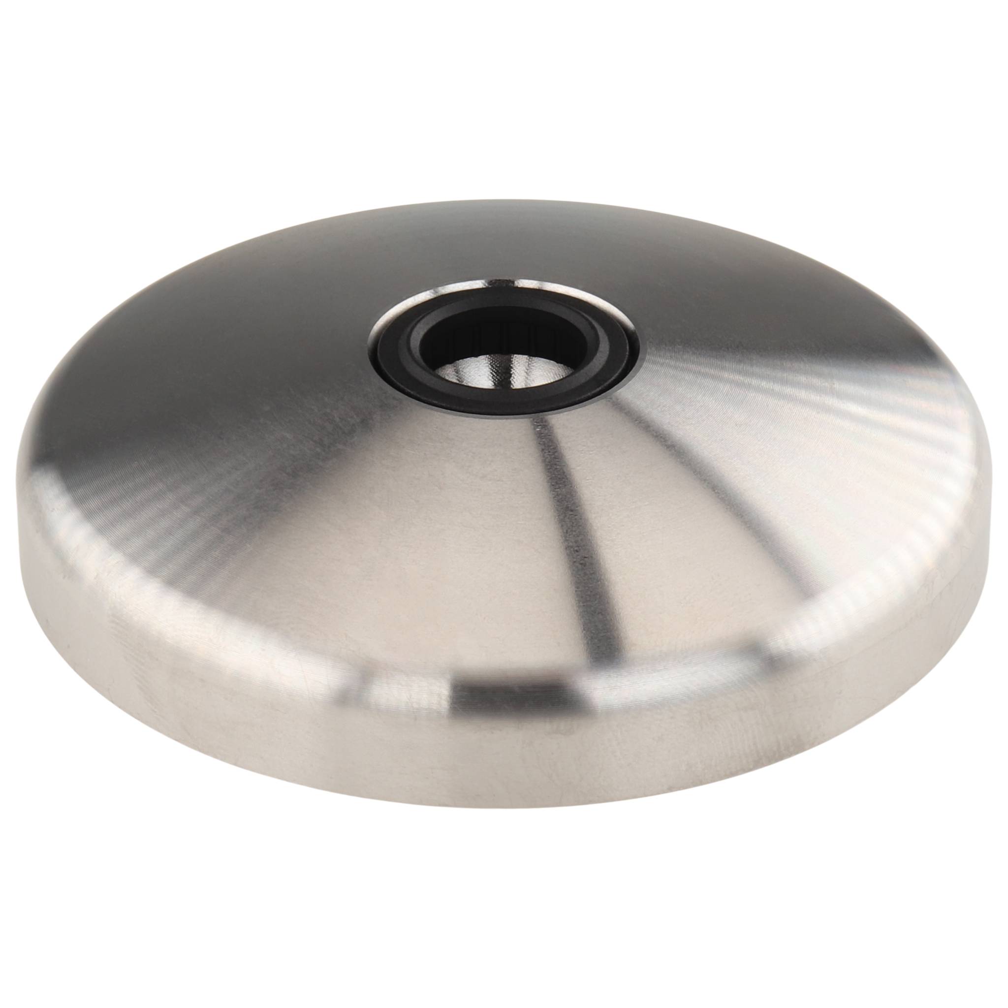 Teller, Fußteller, 80, Edelstahl, blank