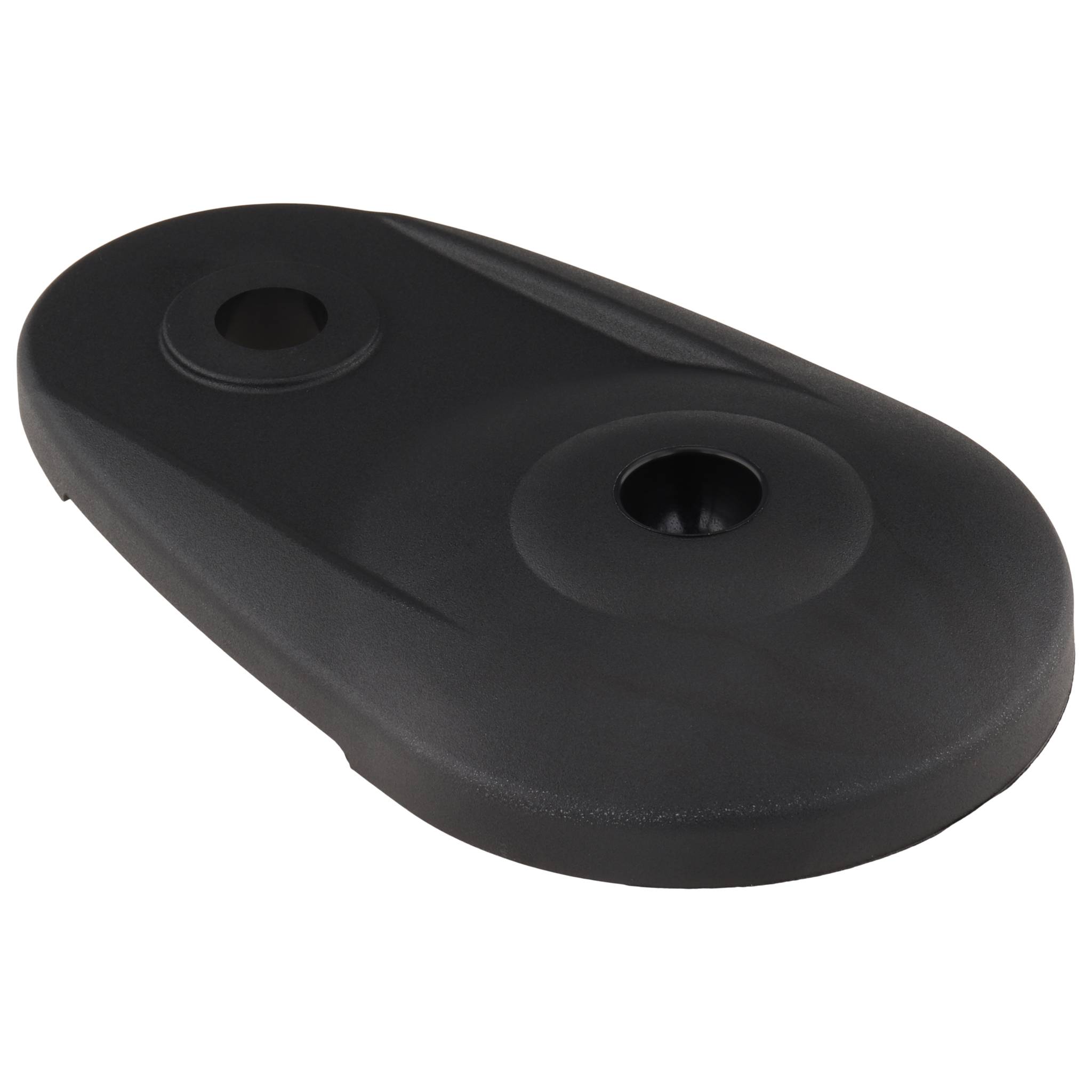 Teller, Fußteller, 80, Kunststoff PA glaskugelverstärkt, schwarz