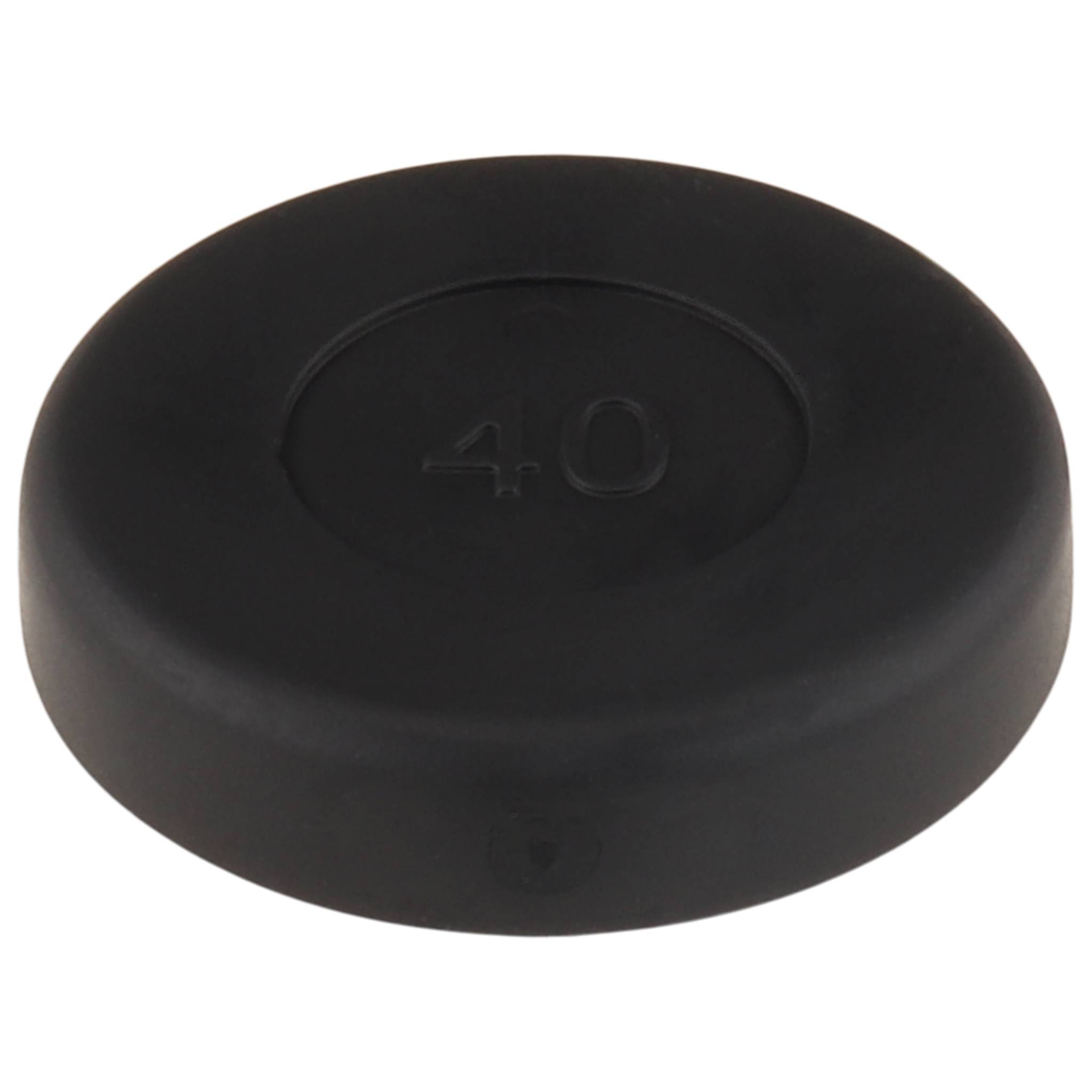 Platte, Anti-Slip-Platte, 40, Thermoplastisches Elastomer ca. 70 Shore A, schwarz