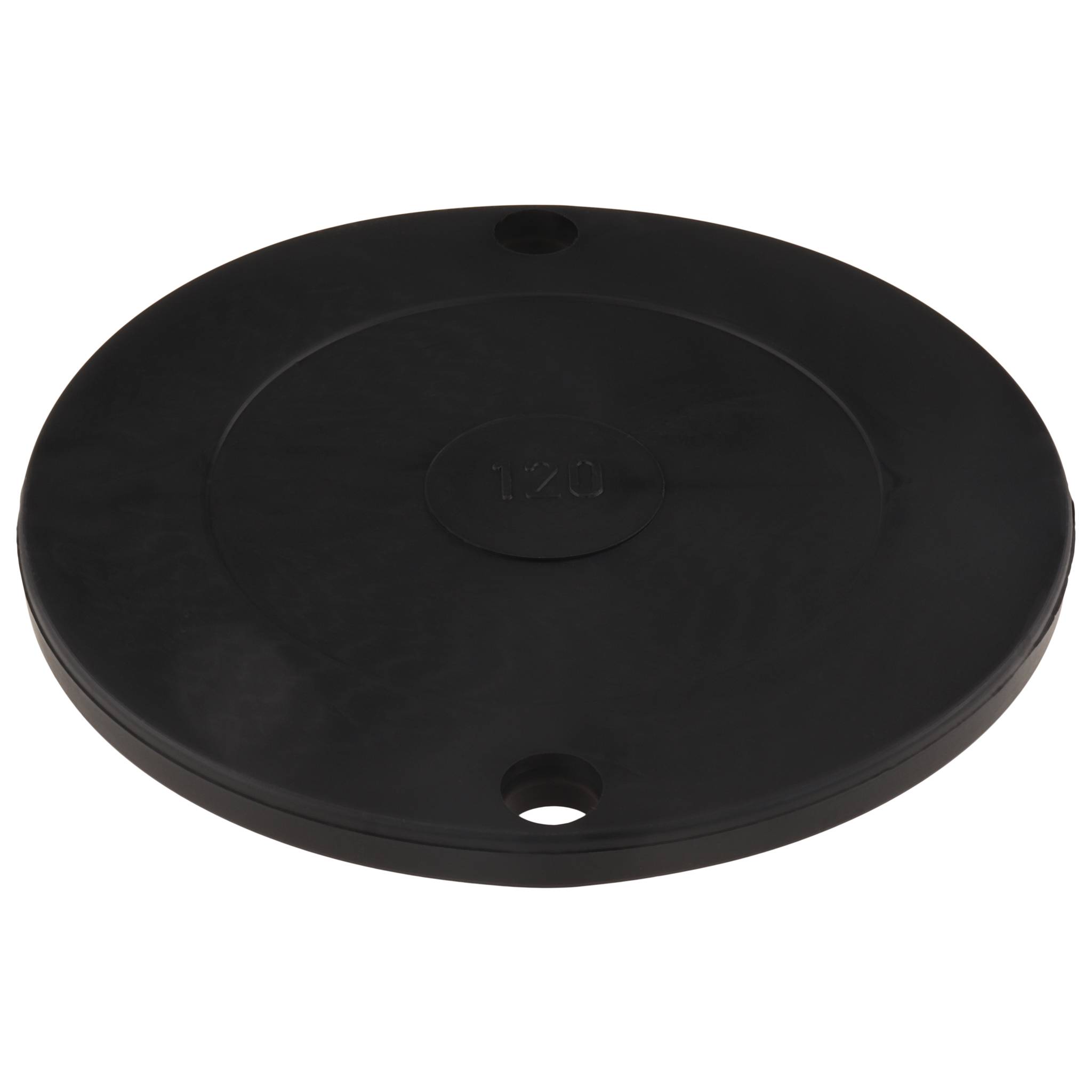 Platte, Anti-Slip-Platte, 120, Thermoplastisches Elastomer ca. 70 Shore A, schwarz