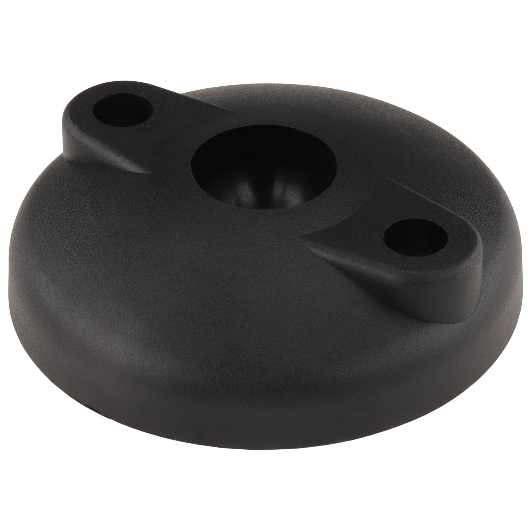 Teller, Fußteller, 80, Kunststoff PA glaskugelverstärkt, schwarz