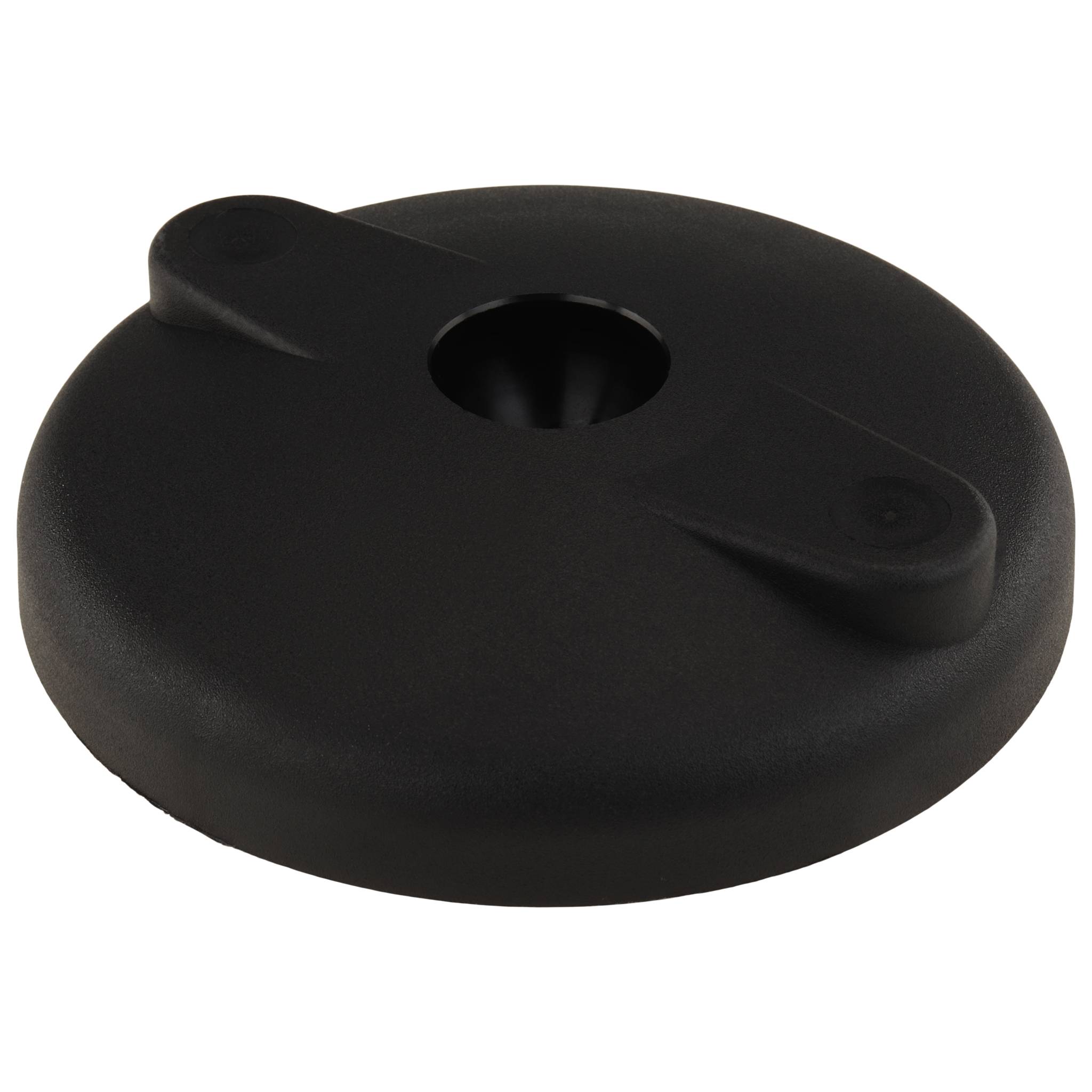 Teller, Fußteller, 100, Kunststoff PA glaskugelverstärkt, schwarz