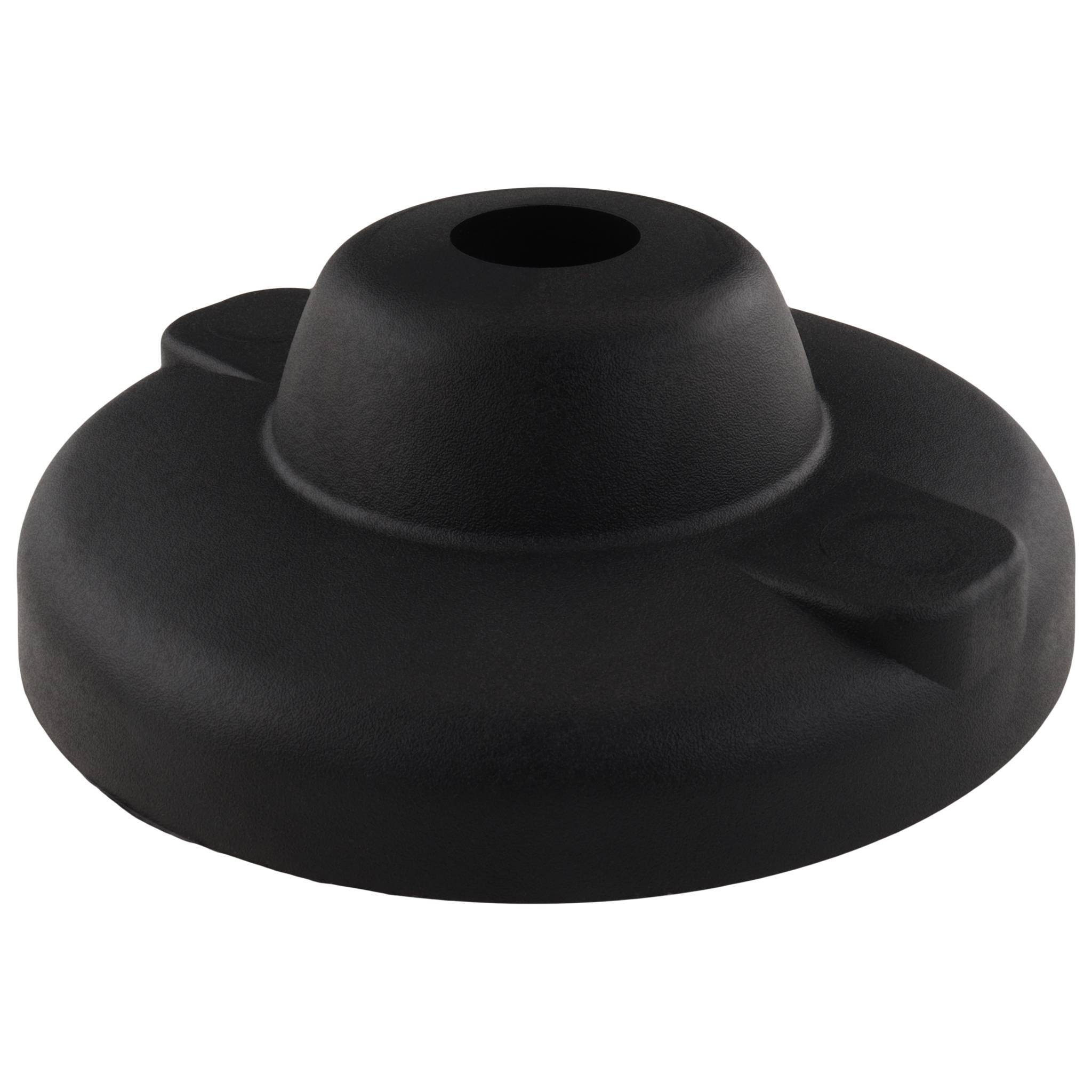 Teller, Fußteller, 125, Kunststoff PA glaskugelverstärkt, schwarz