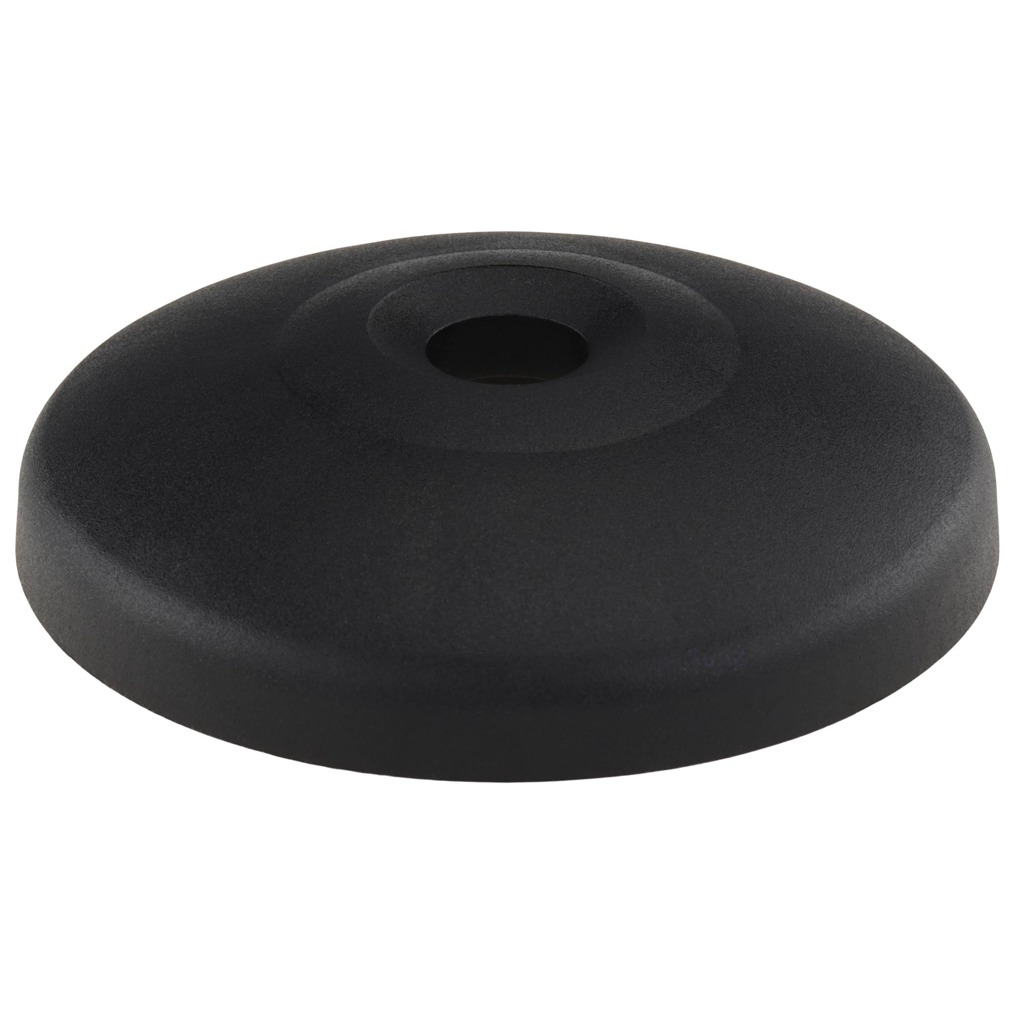 Teller, Fußteller, 80, Kunststoff PA glaskugelverstärkt, schwarz