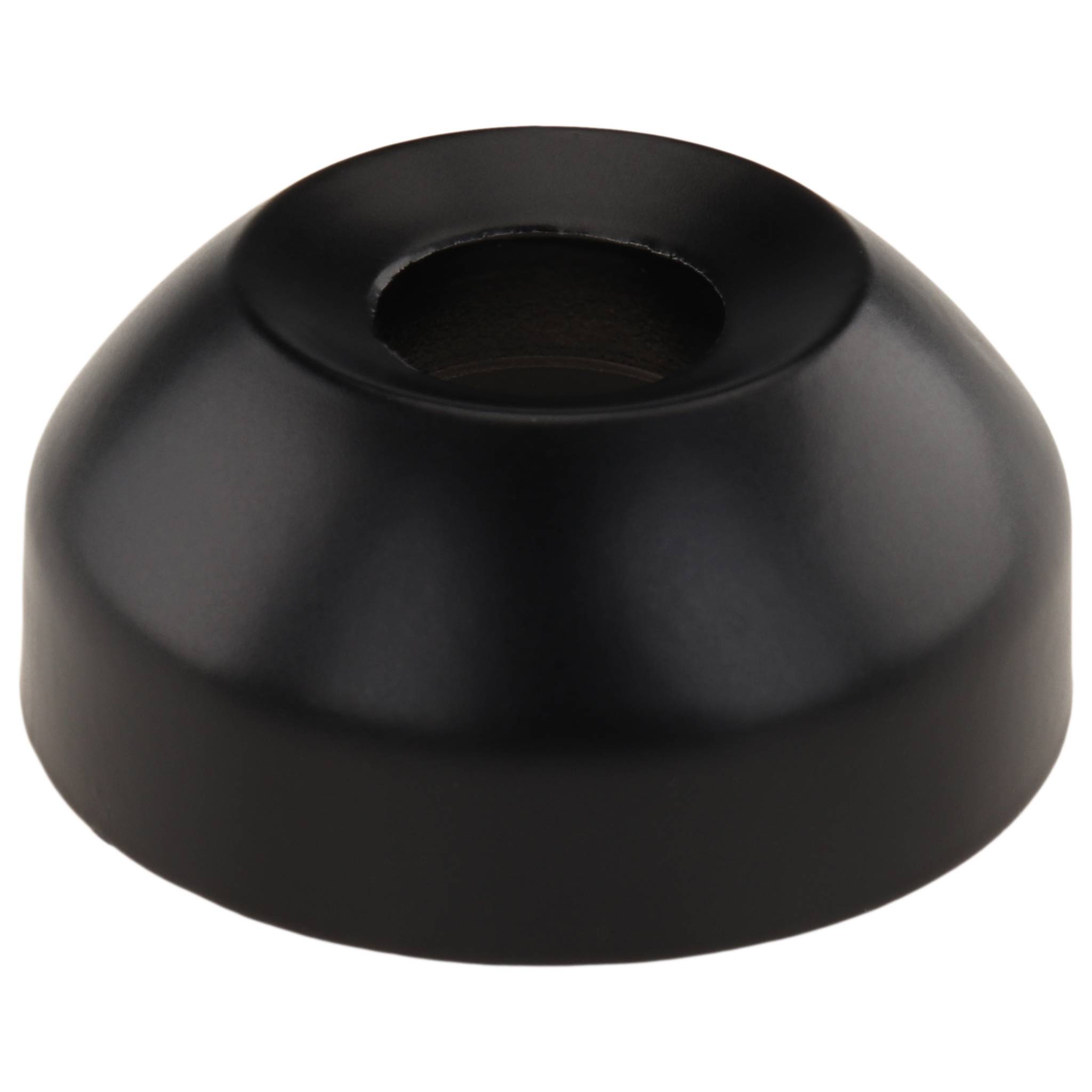 Teller, Fußteller, 40, Zink-Druckguß, pulverbeschichtet, schwarz