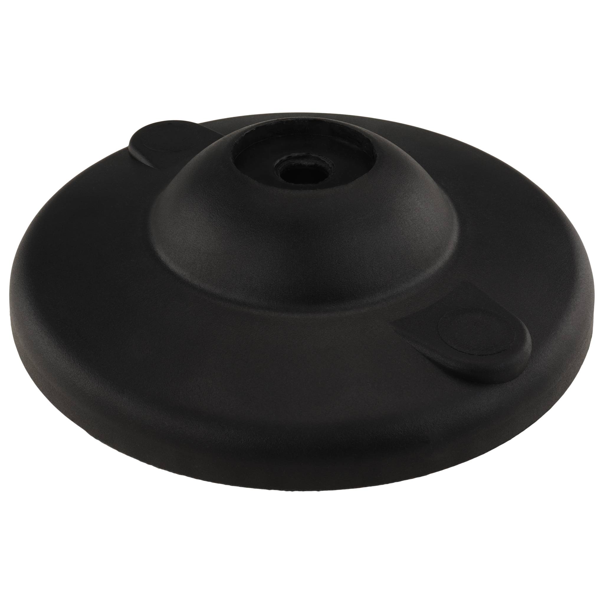 Teller, Fußteller, 175, Kunststoff PA glaskugelverstärkt, schwarz