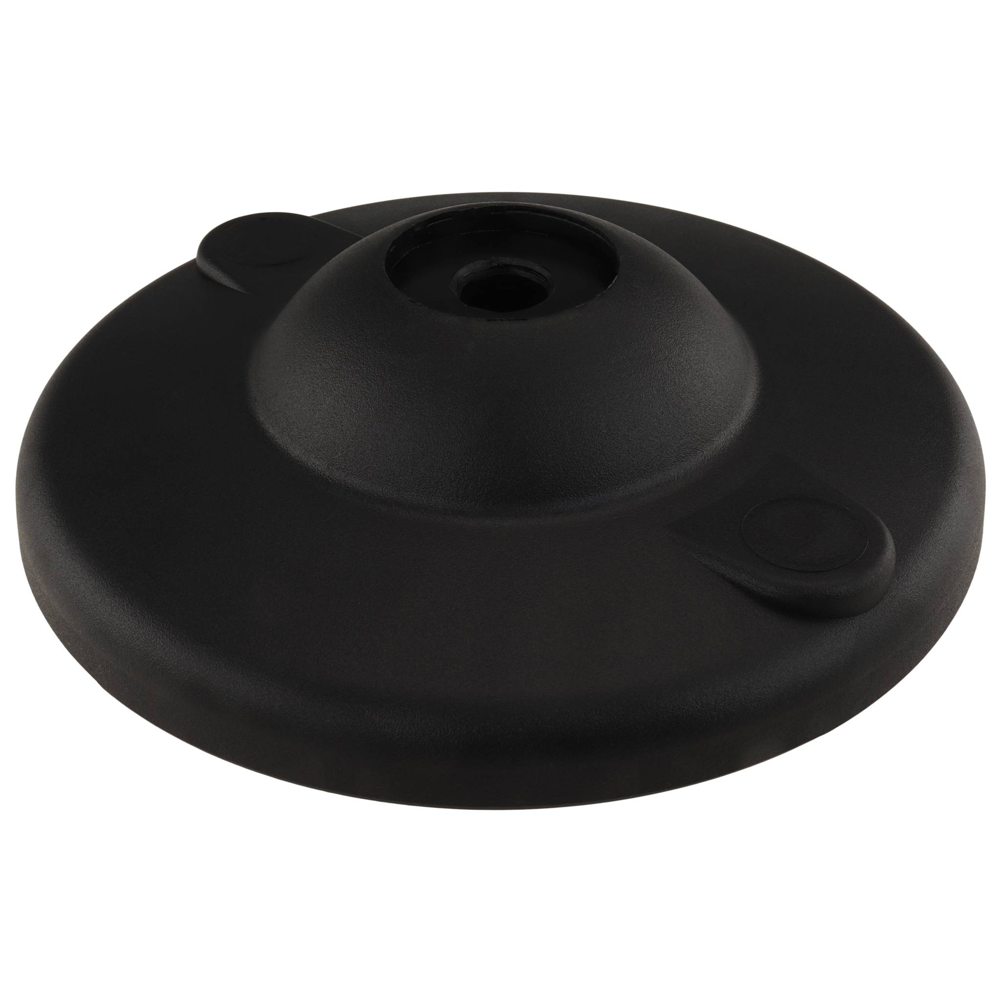 Teller, Fußteller, 175, Kunststoff PA glaskugelverstärkt, schwarz