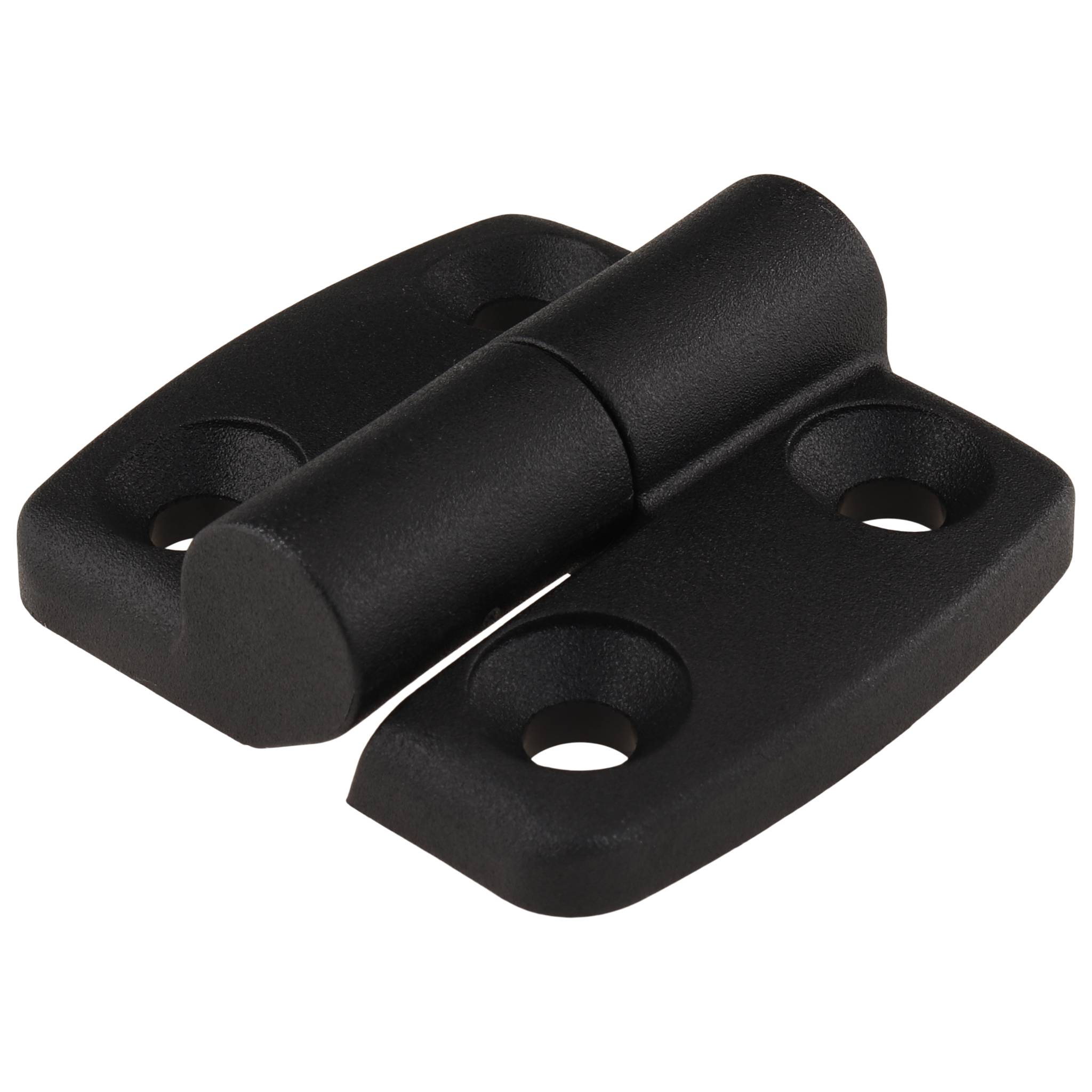 Scharnier, Kunststoff-Kombischarnier, 52x48x15, Kunststoff PA glasfaserverstärkt, schwarz